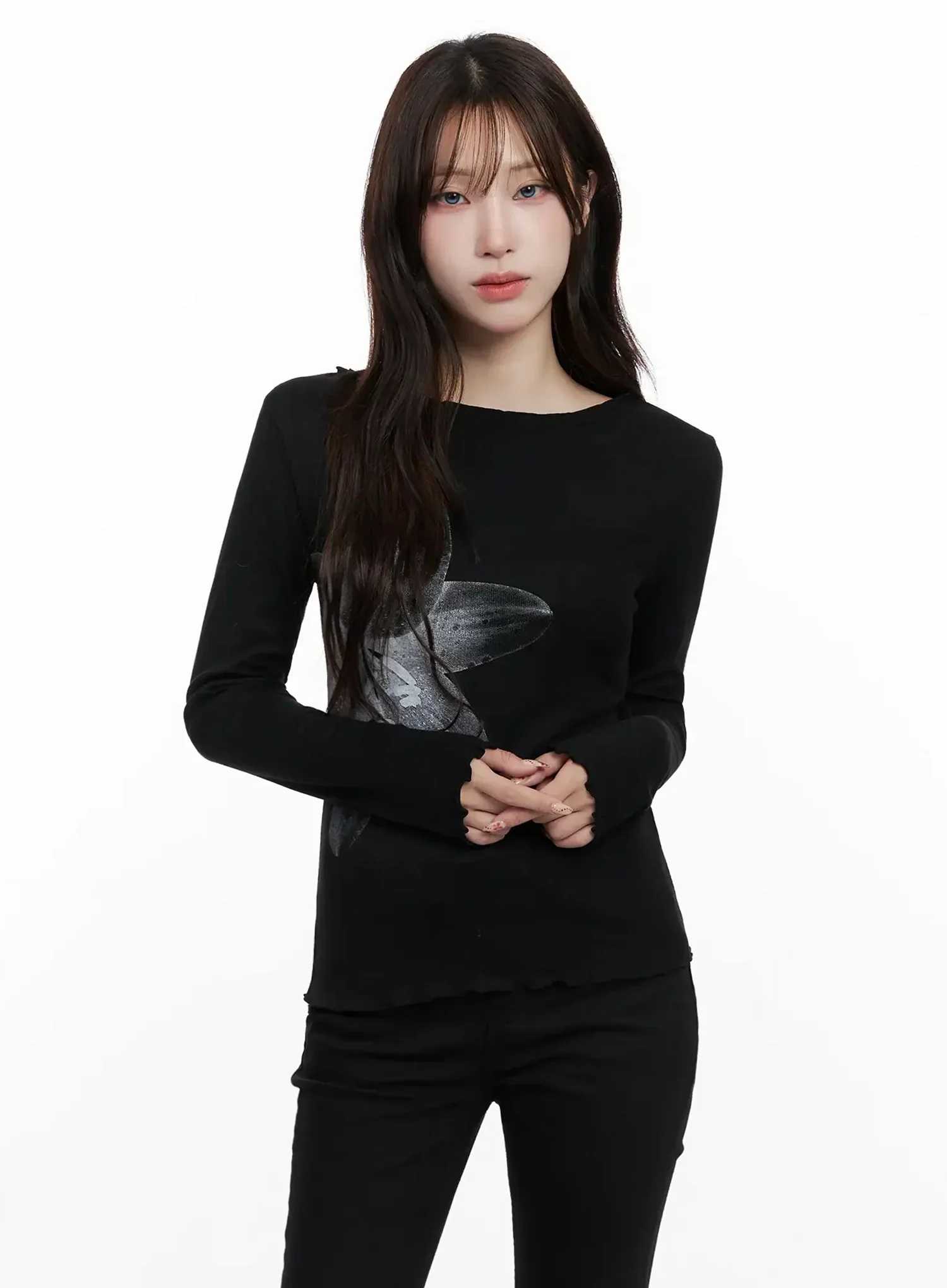Chic Botanical Print Shirt IN514 - Image 15