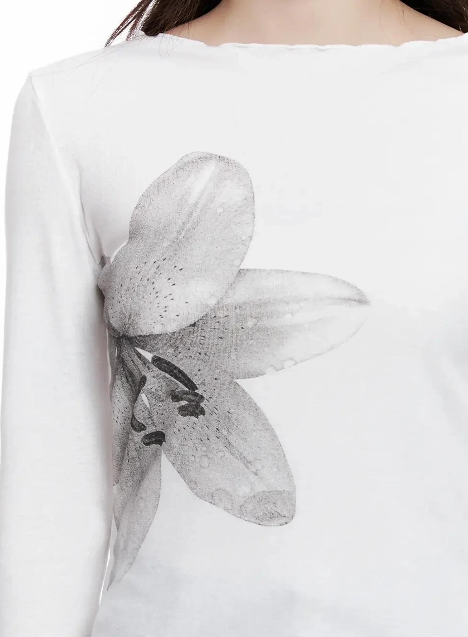 Chic Botanical Print Shirt IN514 - Image 3