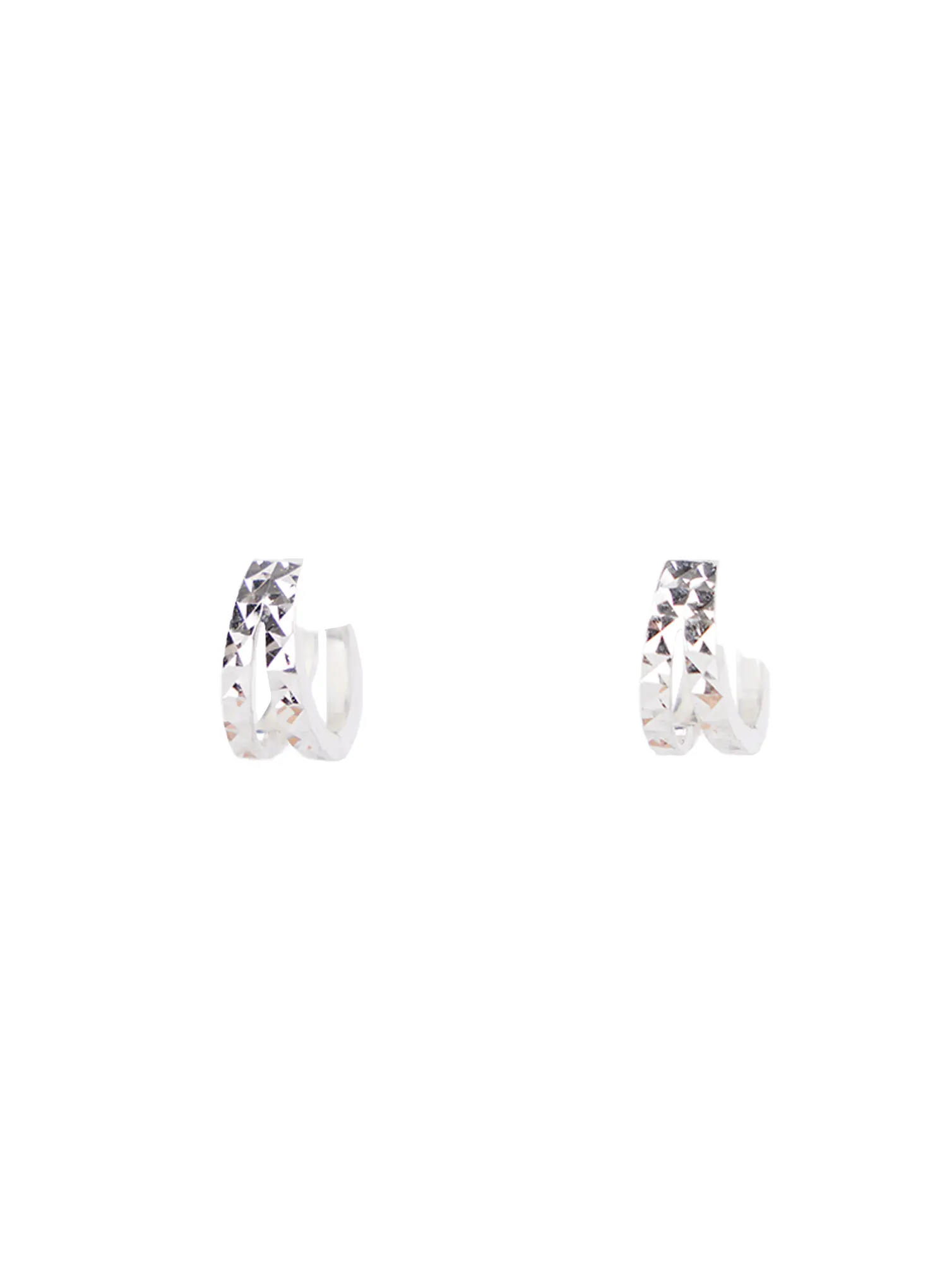 Chic Double Hoop Earrings CS518 - Image 5