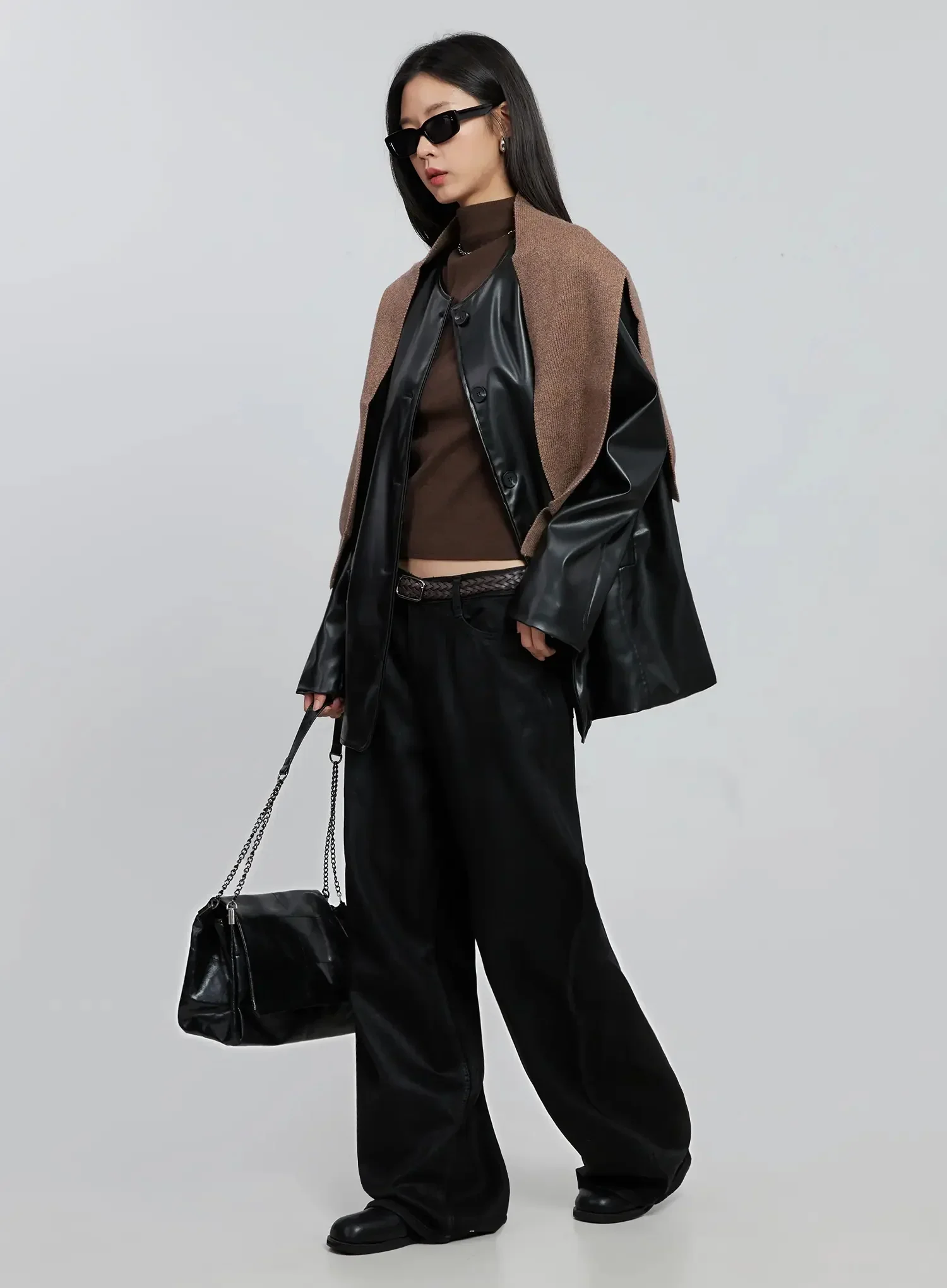 Chic High Neck Knit Top IO530 - Image 13