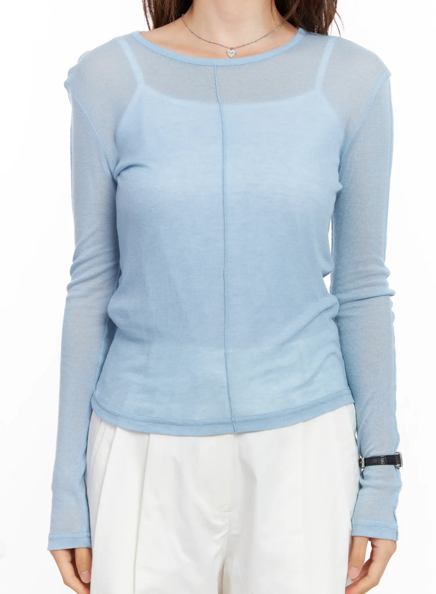Chic Mesh Long Sleeve Top CG520 - Image 3