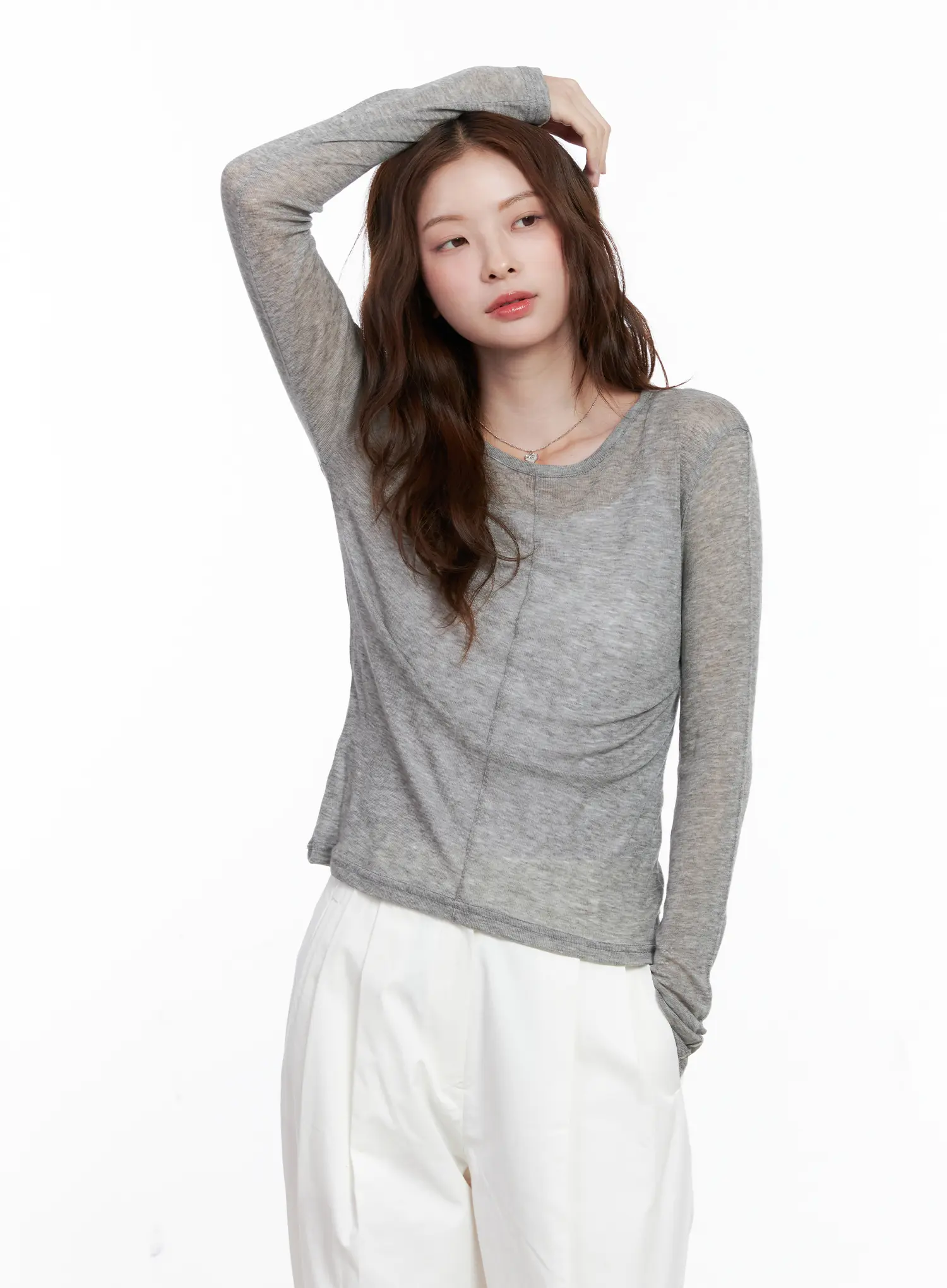 Chic Mesh Long Sleeve Top CG520 - Image 7