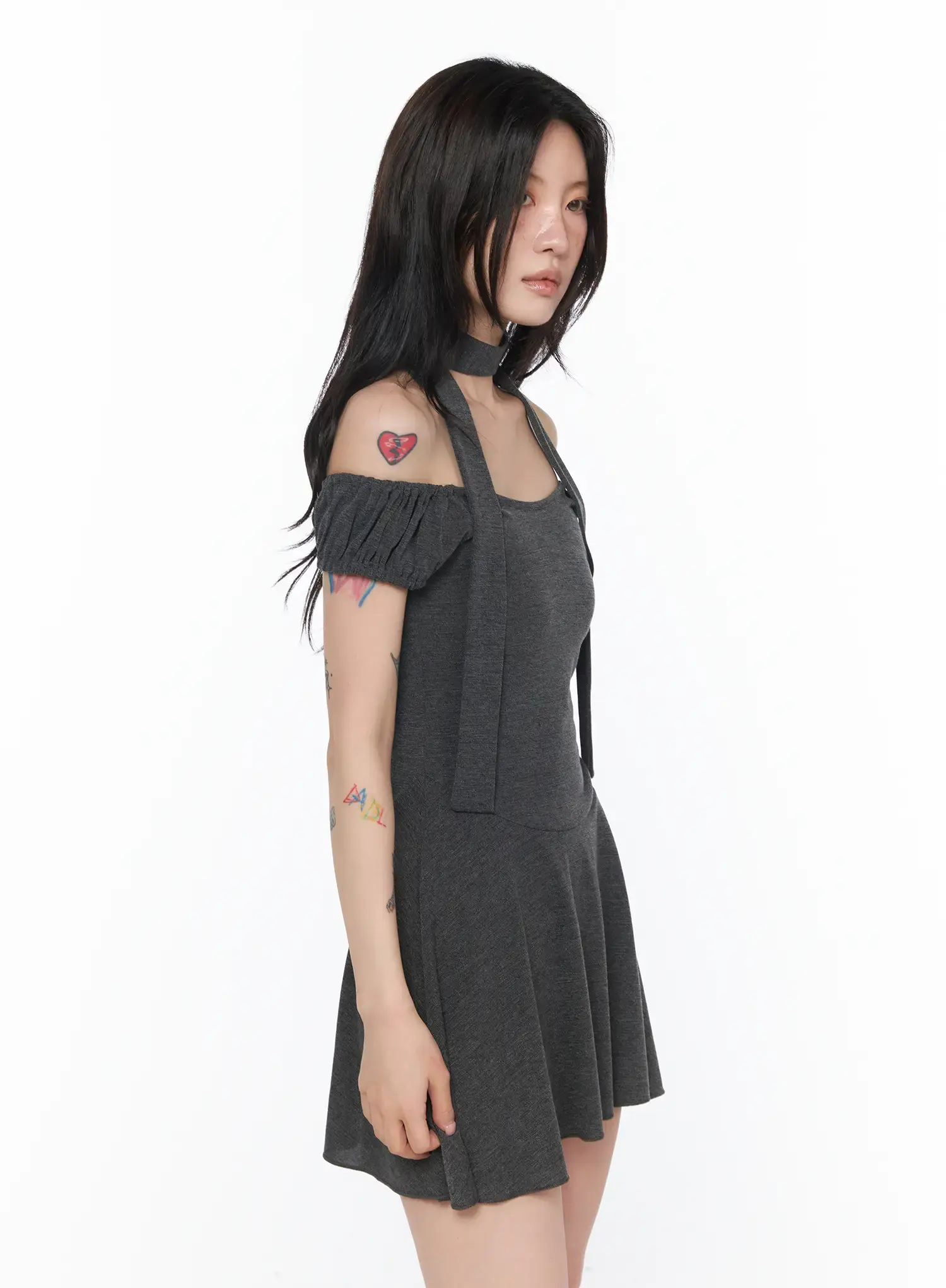 Chic Off-Shoulder Mini Dress CA524 - Image 6