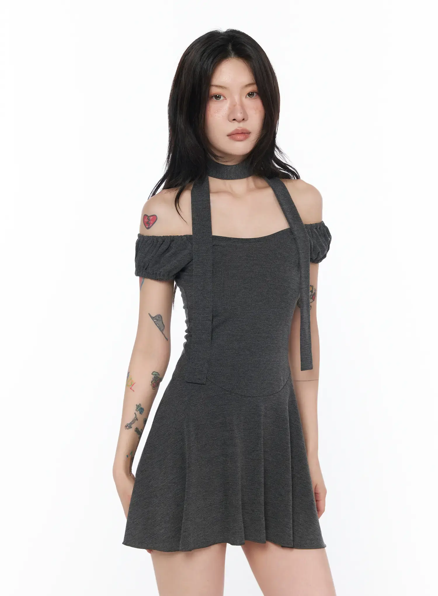 Chic Off-Shoulder Mini Dress CA524 - Image 7