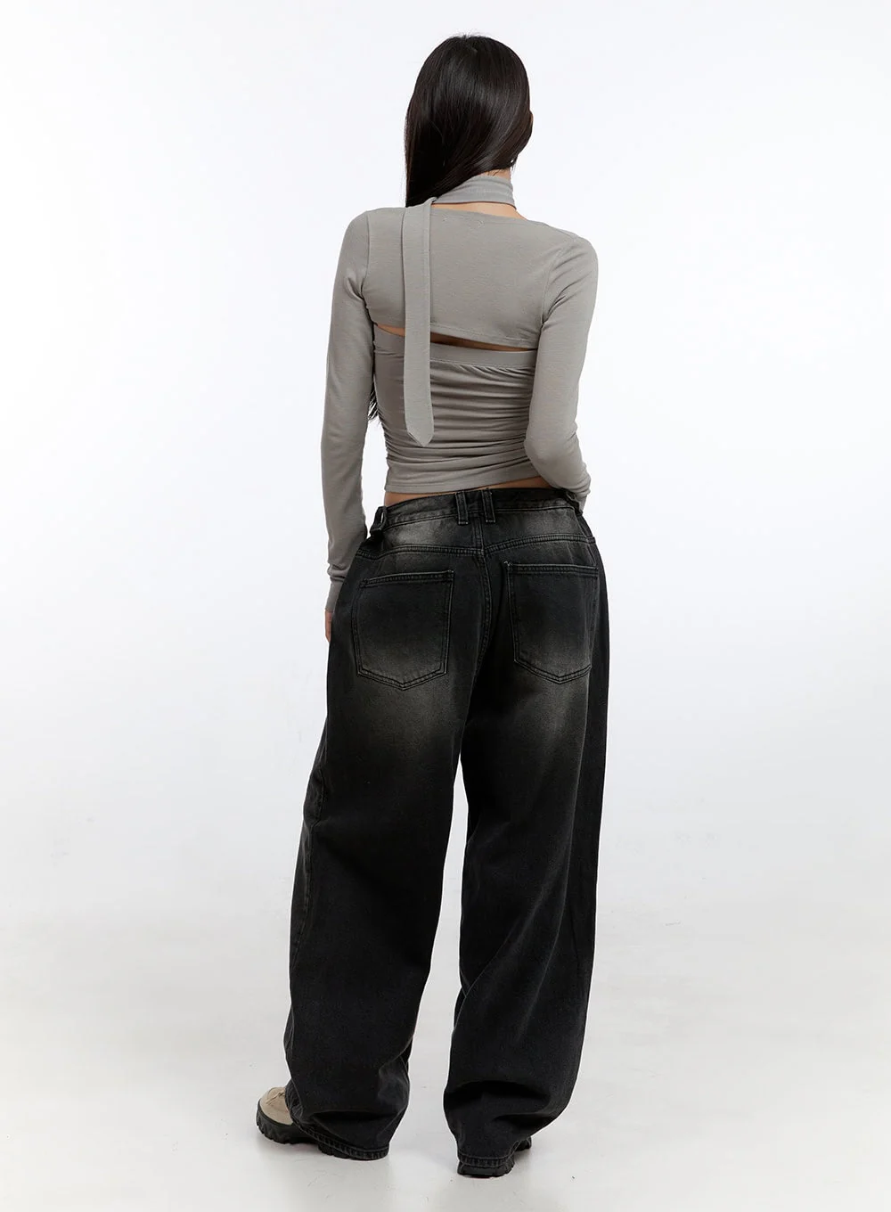 Chic One-Shoulder Top with Bolero CN401 - Image 4