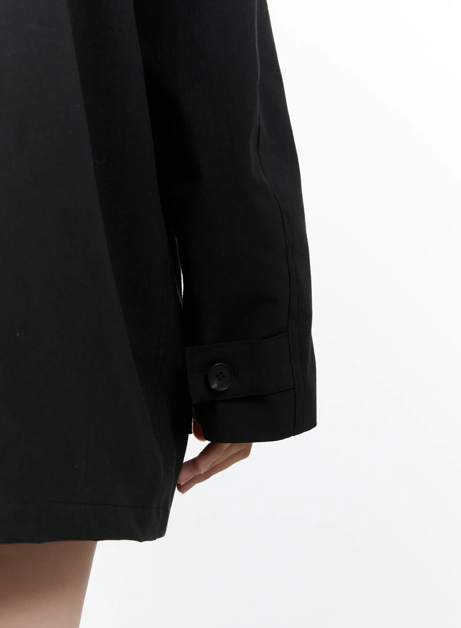 Chic Oversized Cotton Jacket F502 - Image 6
