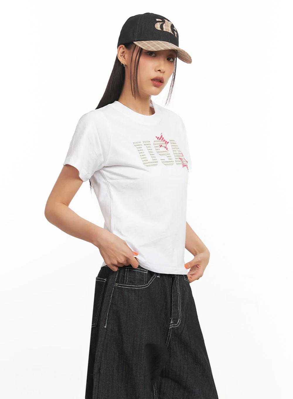 Chic Plaid Cap IA507 - Image 7