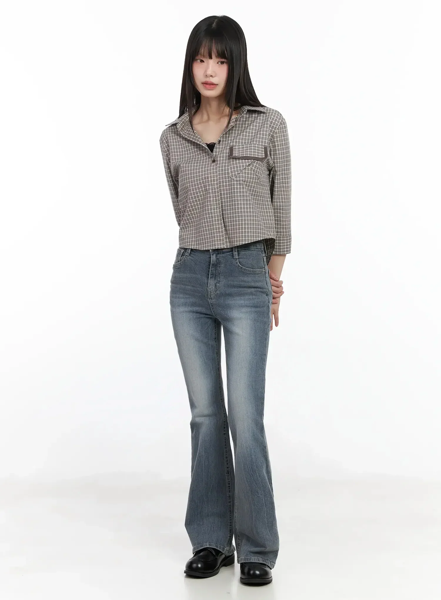 Chlo High-Rise Bootcut Jeans IM523 - Image 5