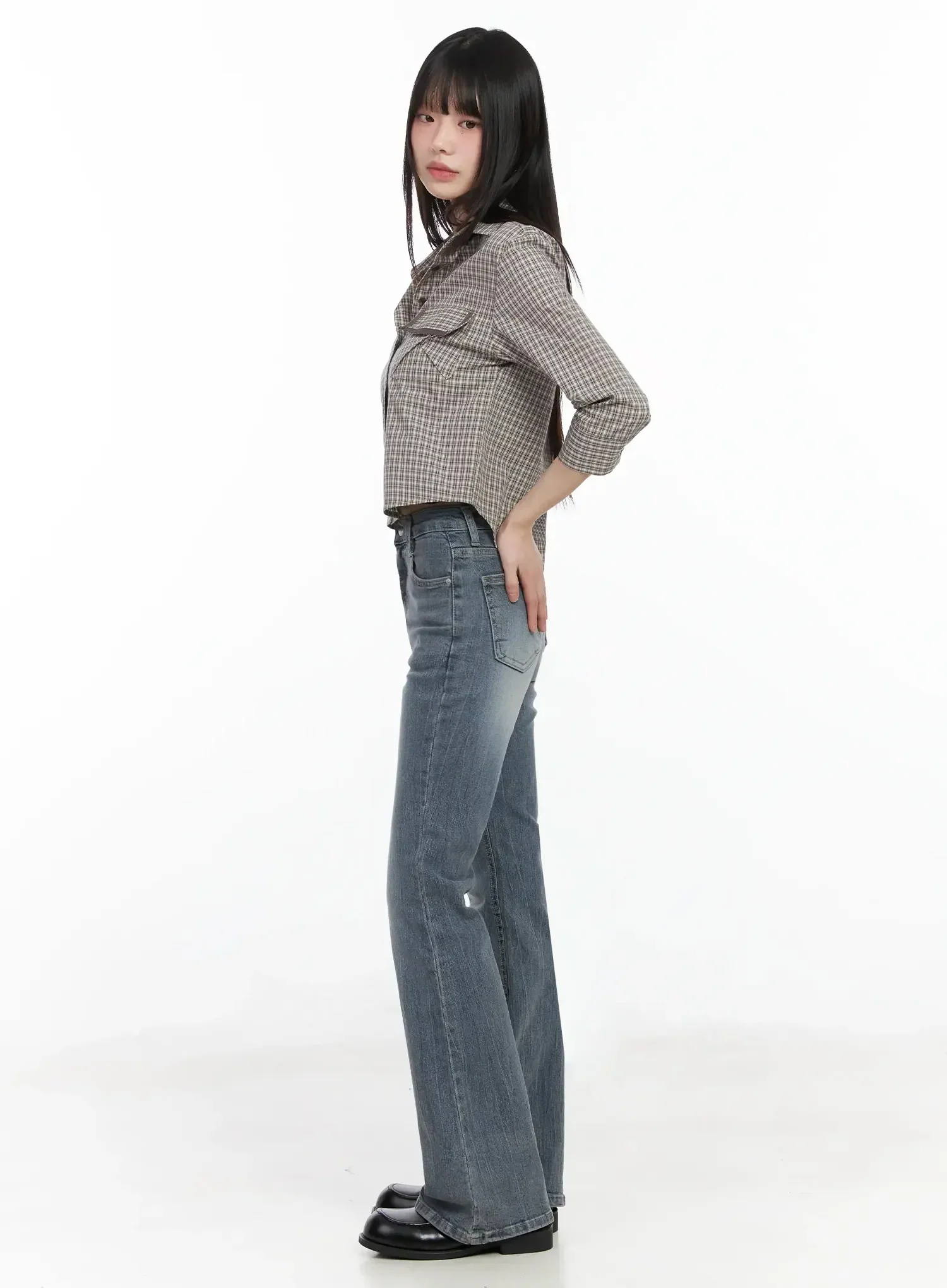 Chlo High-Rise Bootcut Jeans IM523 - Image 8