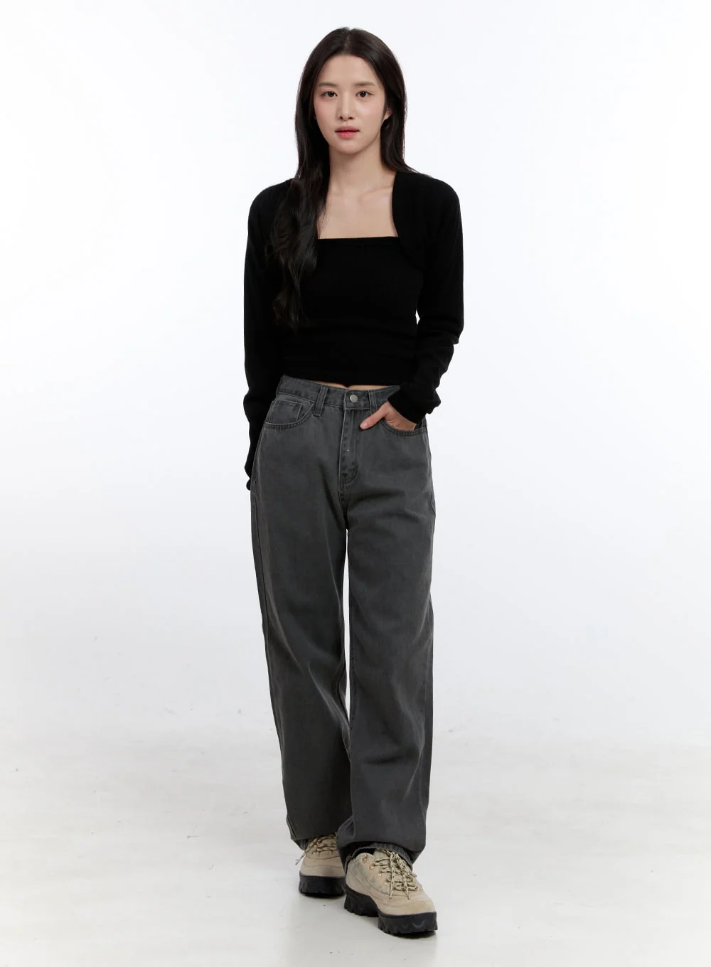 Chloe Wide-Leg Comfy Jeans ON418 - Image 2