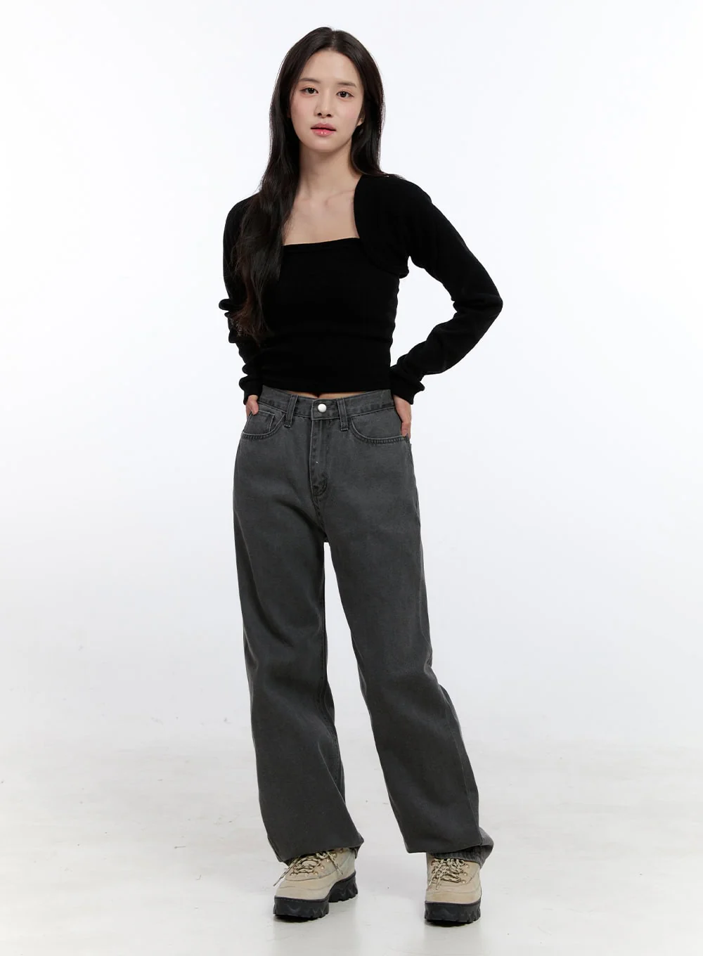 Chloe Wide-Leg Comfy Jeans ON418 - Image 3