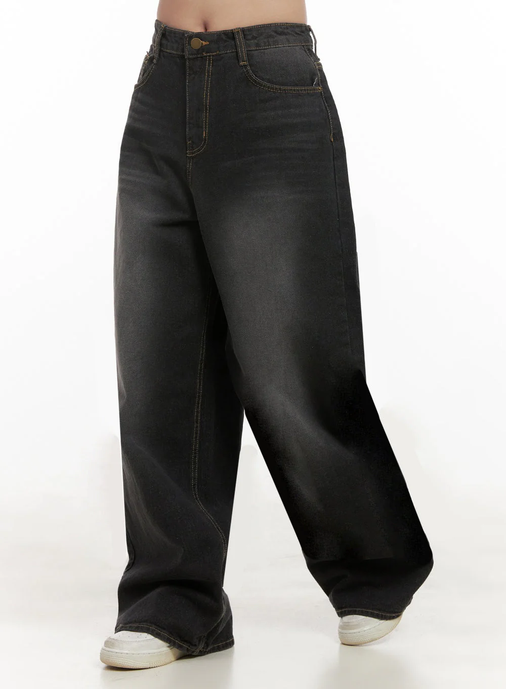 Christina Washed Baggy Jeans IJ510 - Image 5