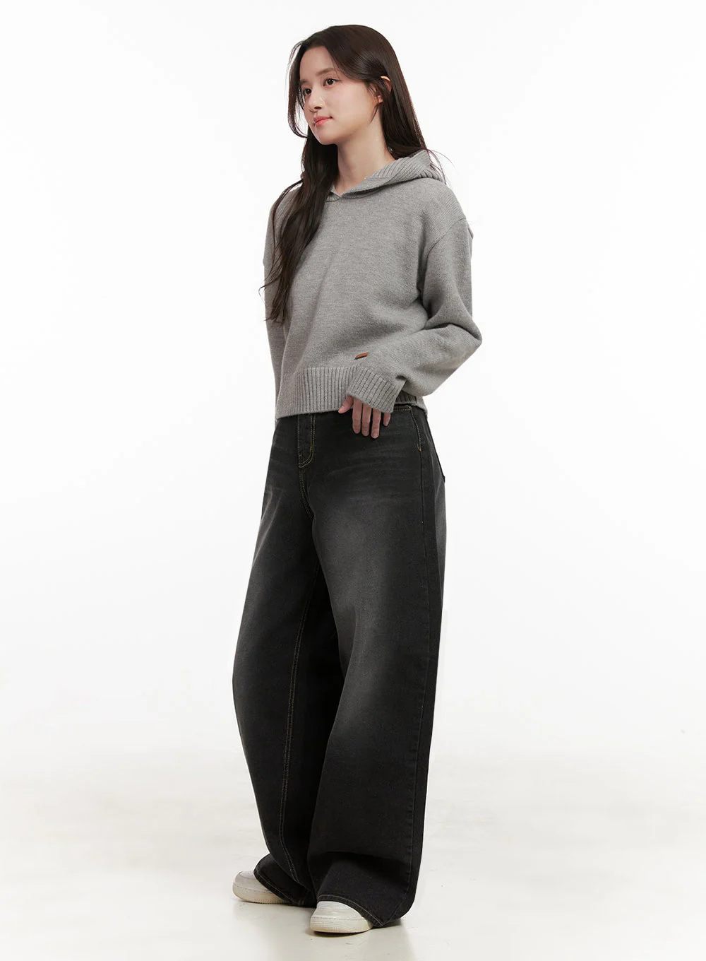 Christina Washed Baggy Jeans IJ510 - Image 7