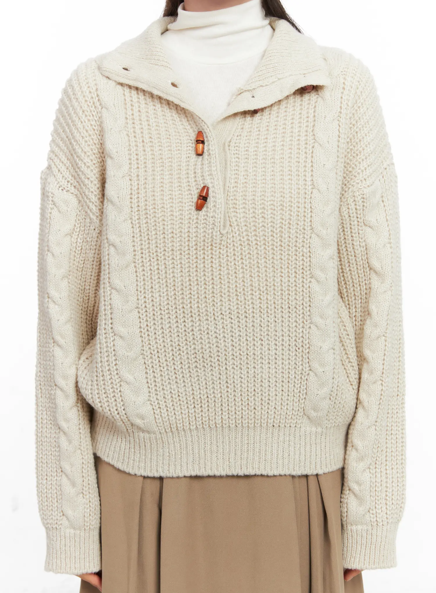Chunky Knit Pullover CO531 - Image 3
