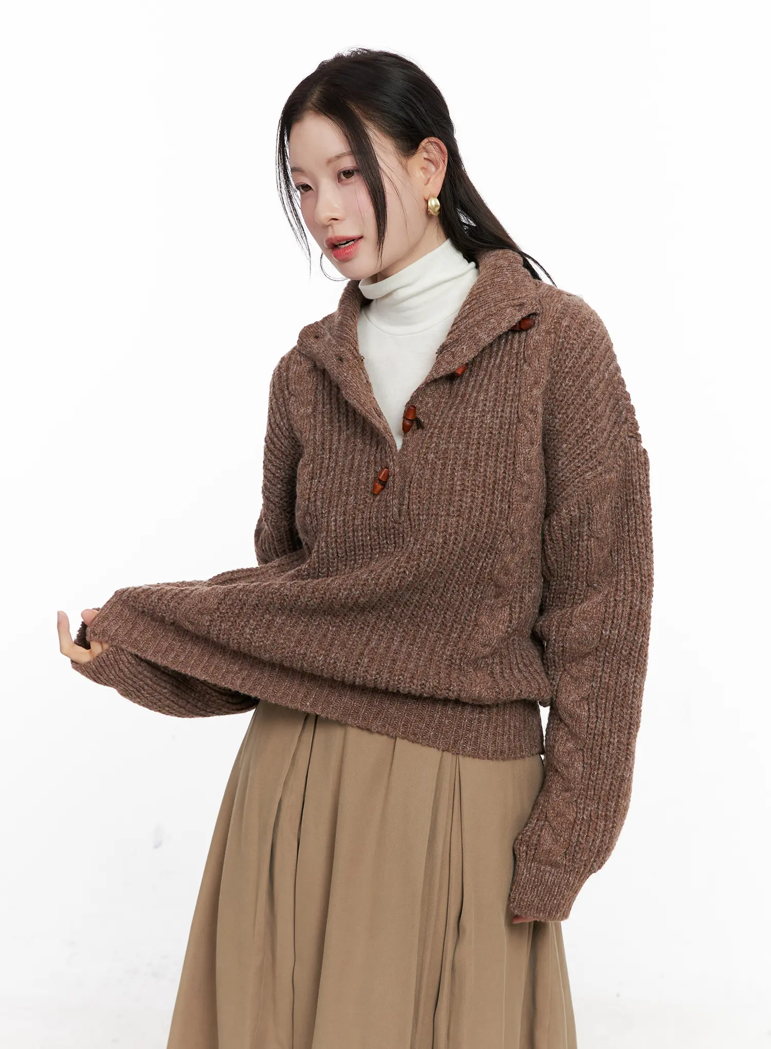 Chunky Knit Pullover CO531 - Image 9