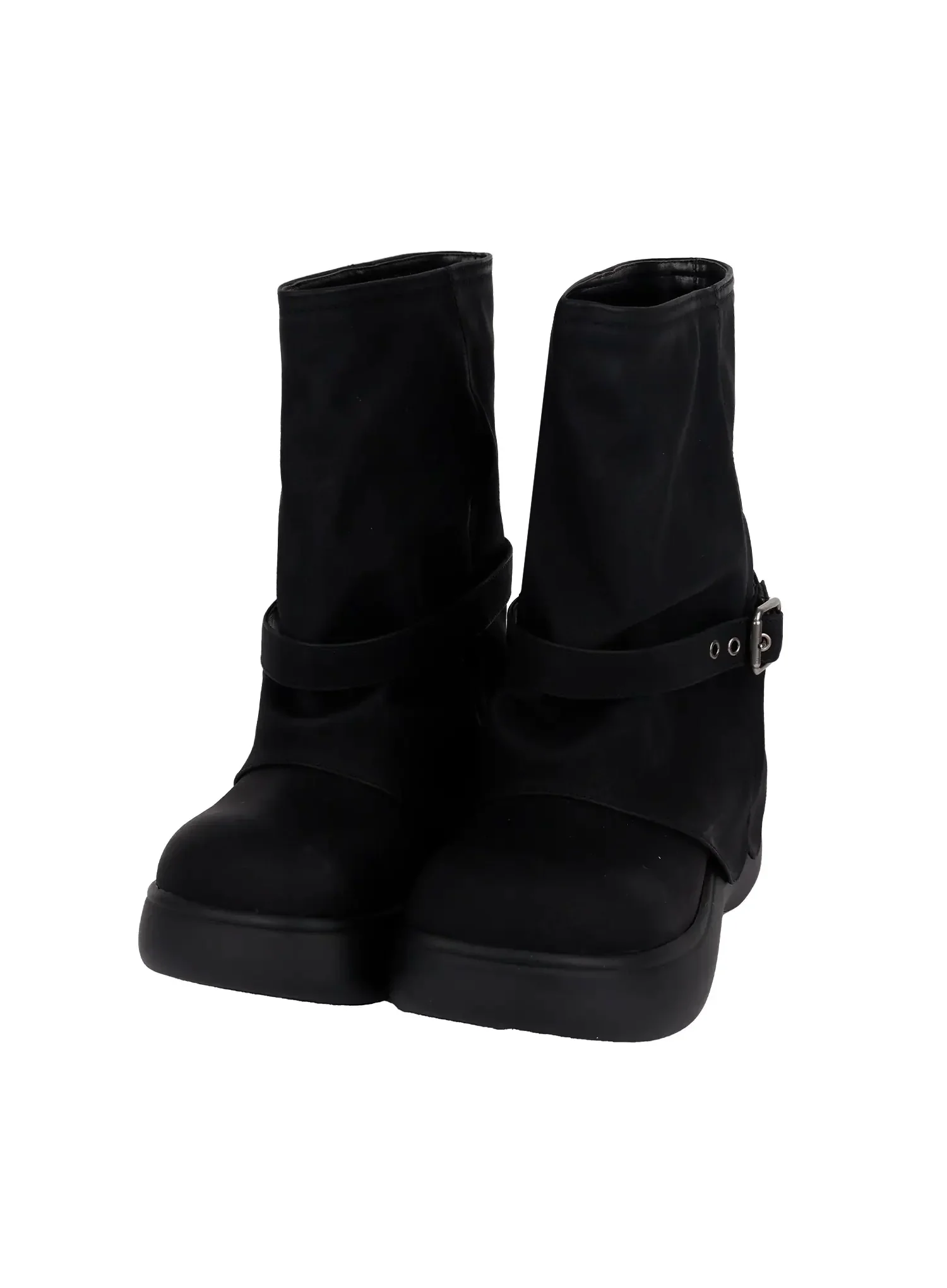 Chunky Platform Mid-Calf Boots IM503 - Image 11