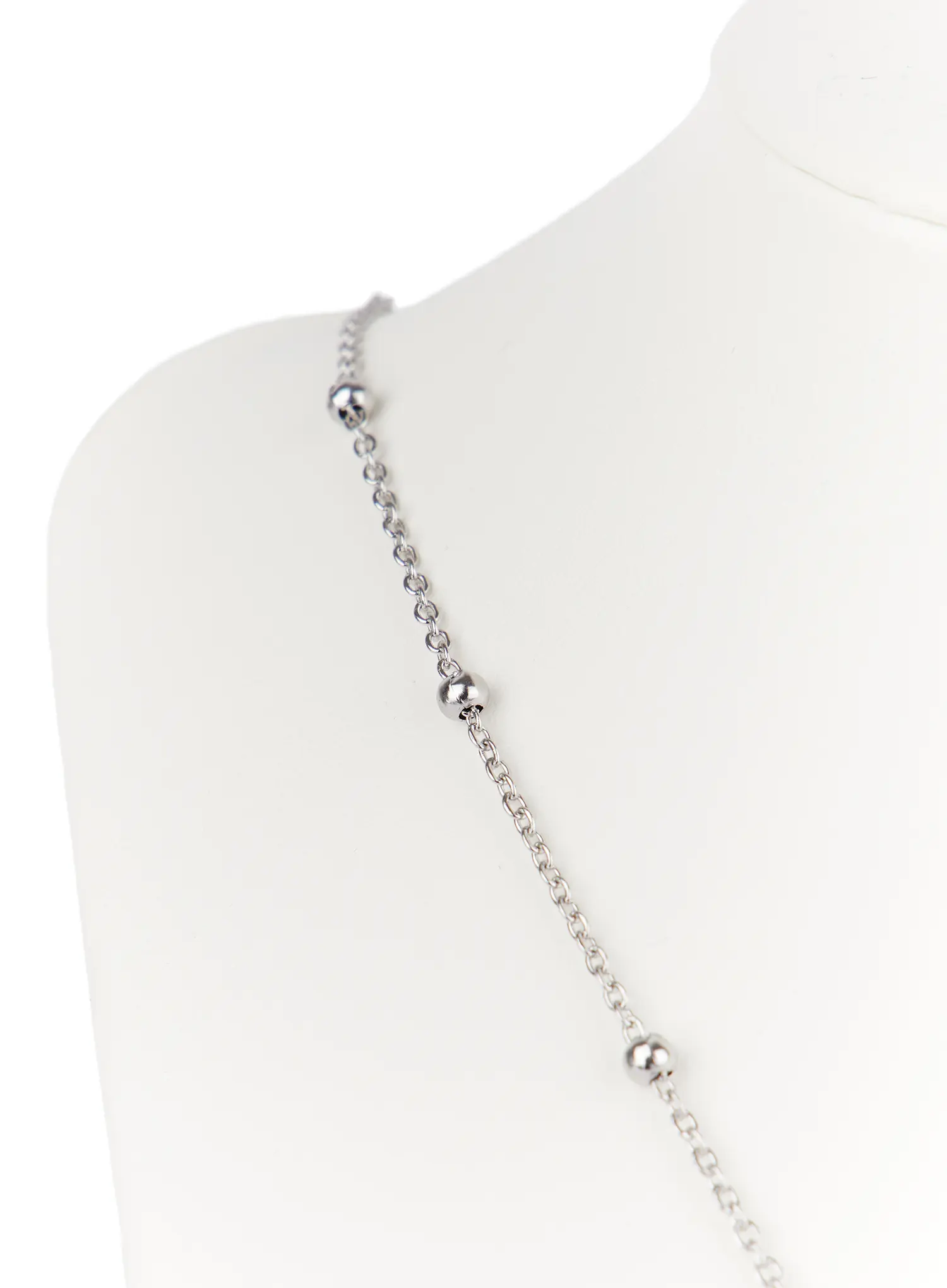 Circle Pendant Ball Chain Necklace CJ515 - Image 6