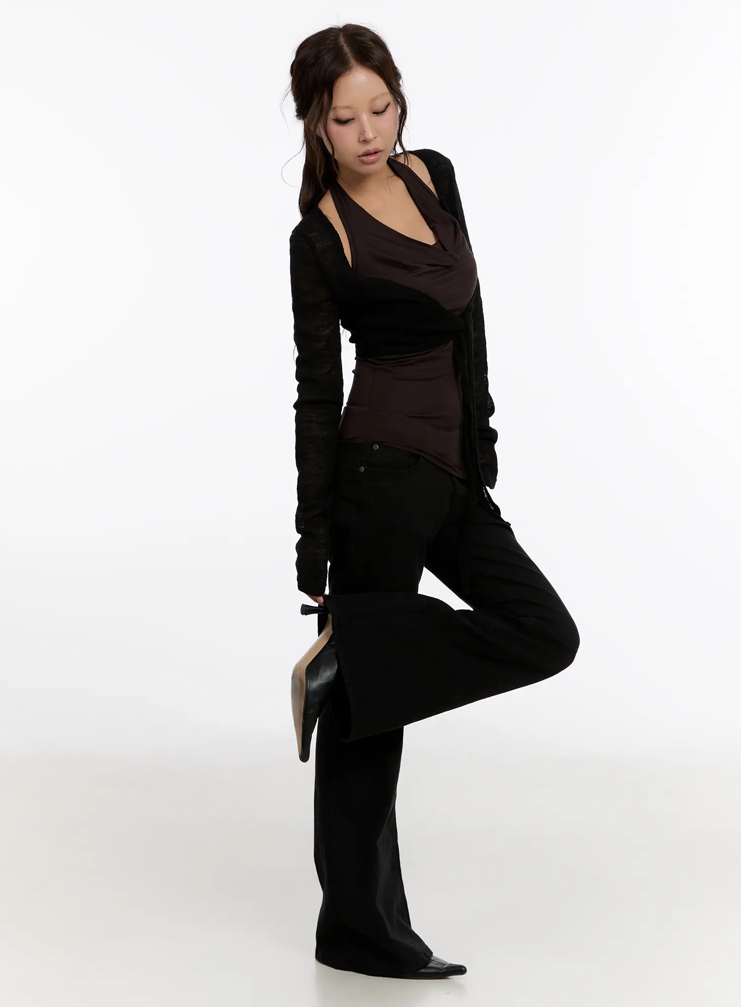 Classic Bootcut Cotton Pants CN527 - Image 4
