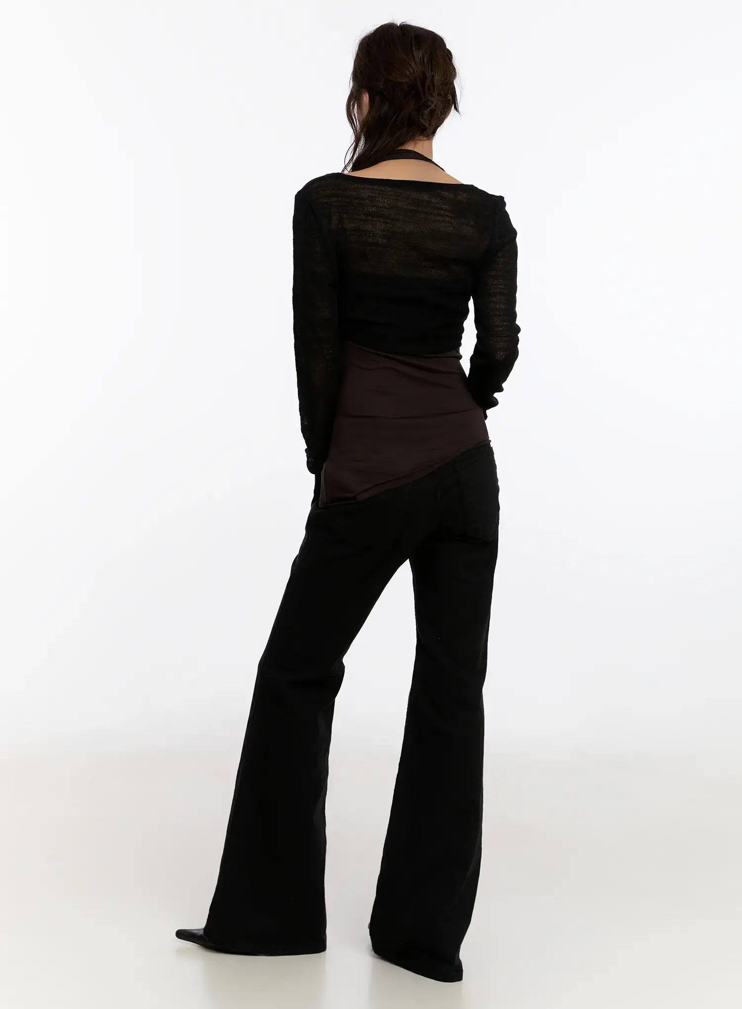 Classic Bootcut Cotton Pants CN527 - Image 6