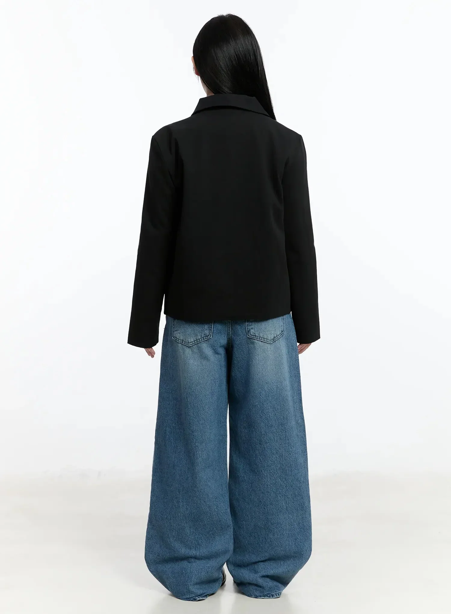 Classic Button-Up Blazer IM519 - Image 11