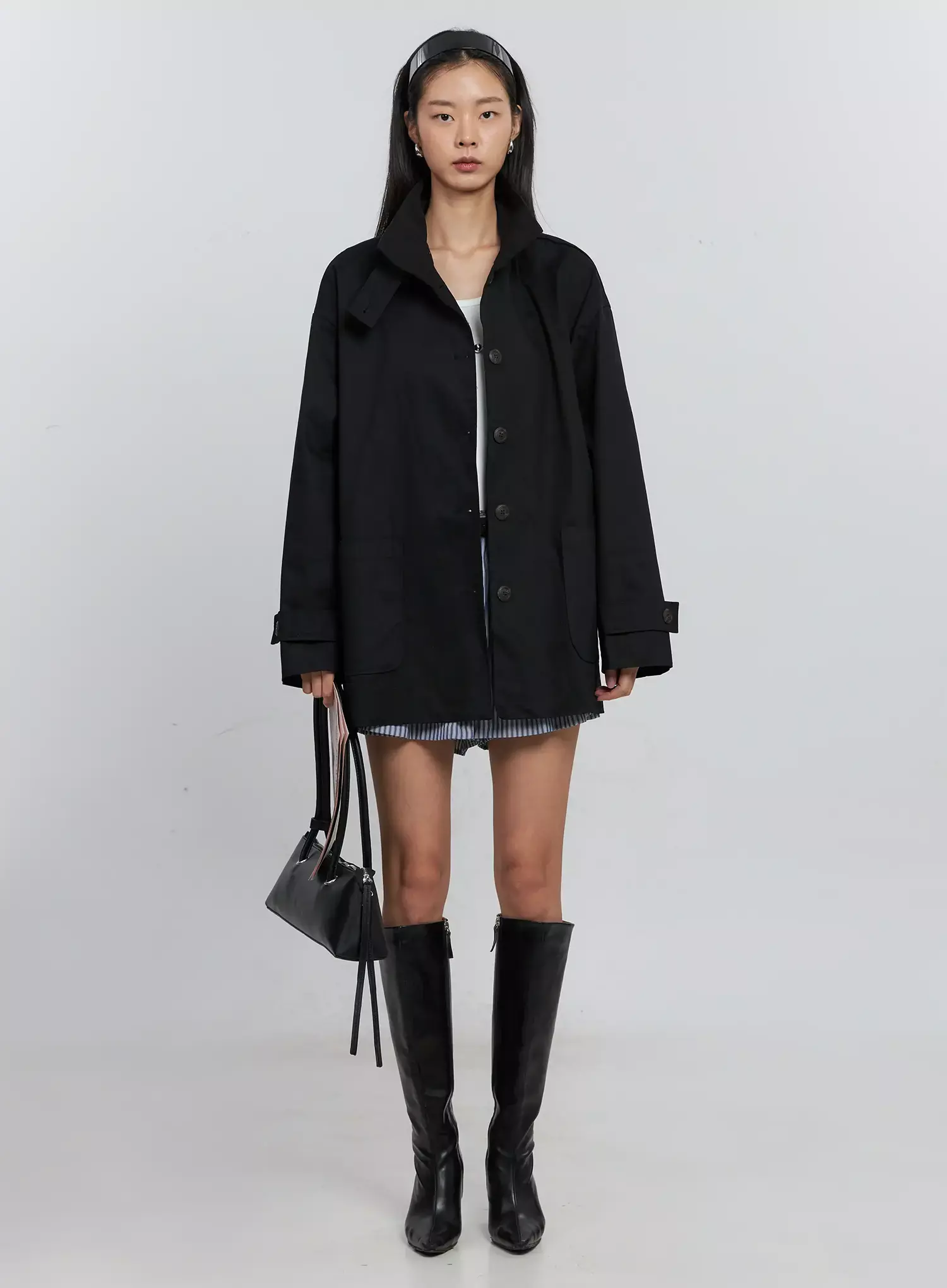 Classic Button-Up Jacket IS515 - Image 14
