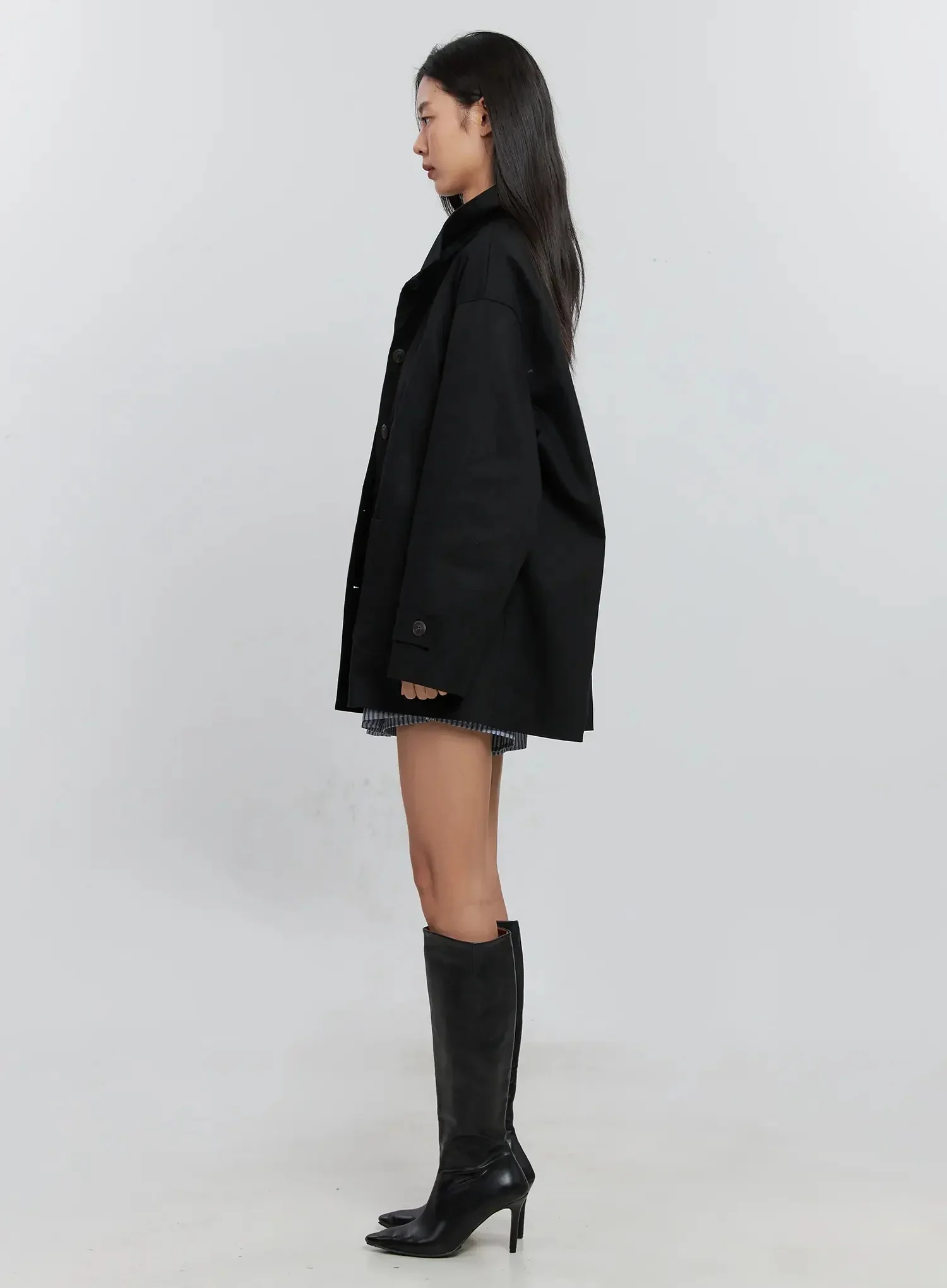 Classic Button-Up Jacket IS515 - Image 6