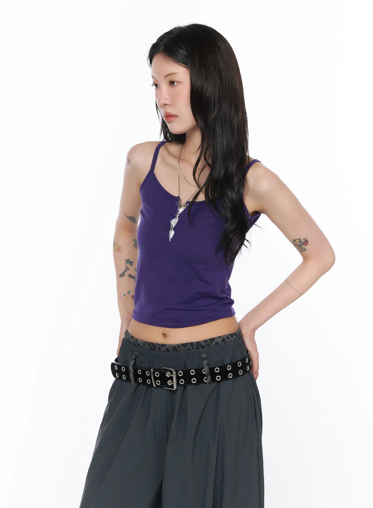 Classic Buttoned Cami Tank CA527 - Image 11