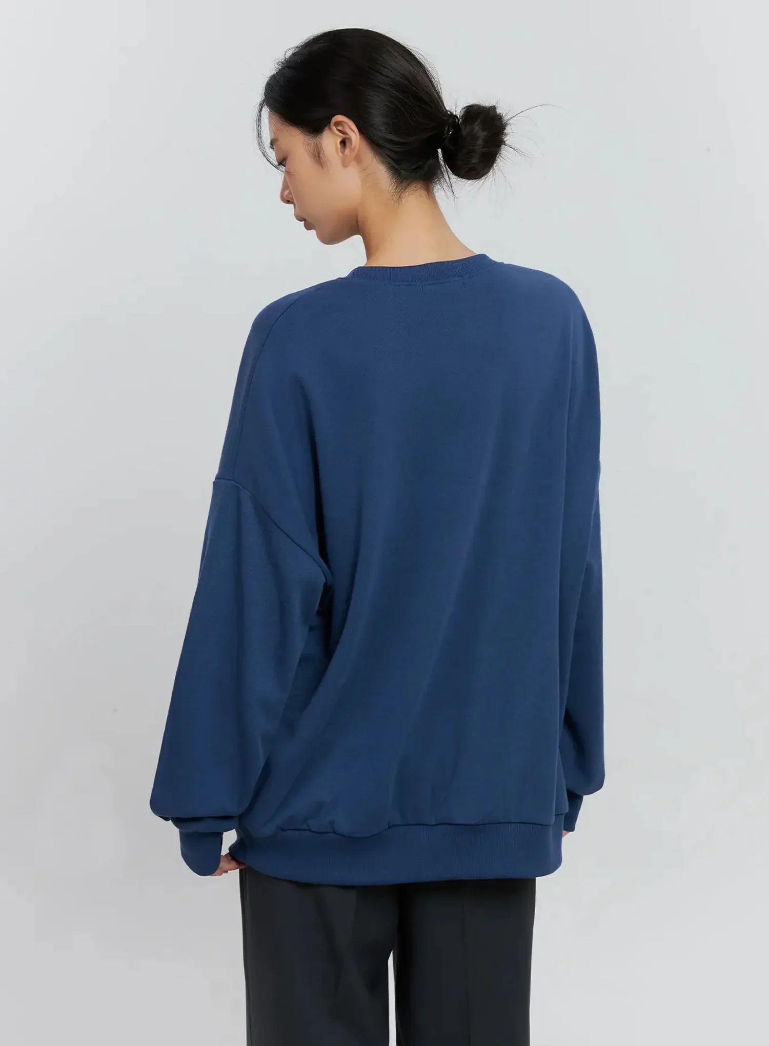 Classic Grey Crewneck Sweatshirt IS516 - Image 17