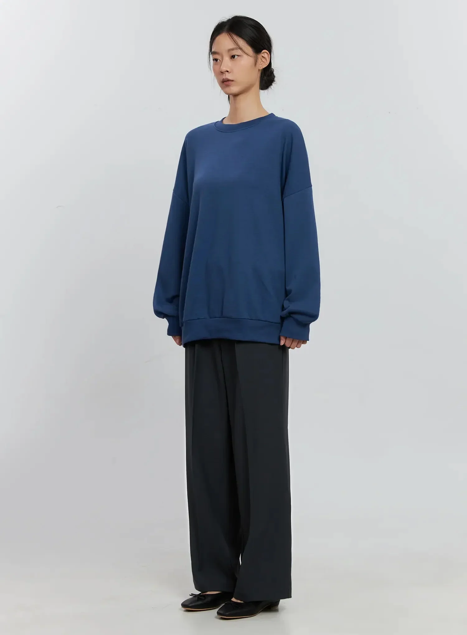 Classic Grey Crewneck Sweatshirt IS516 - Image 20