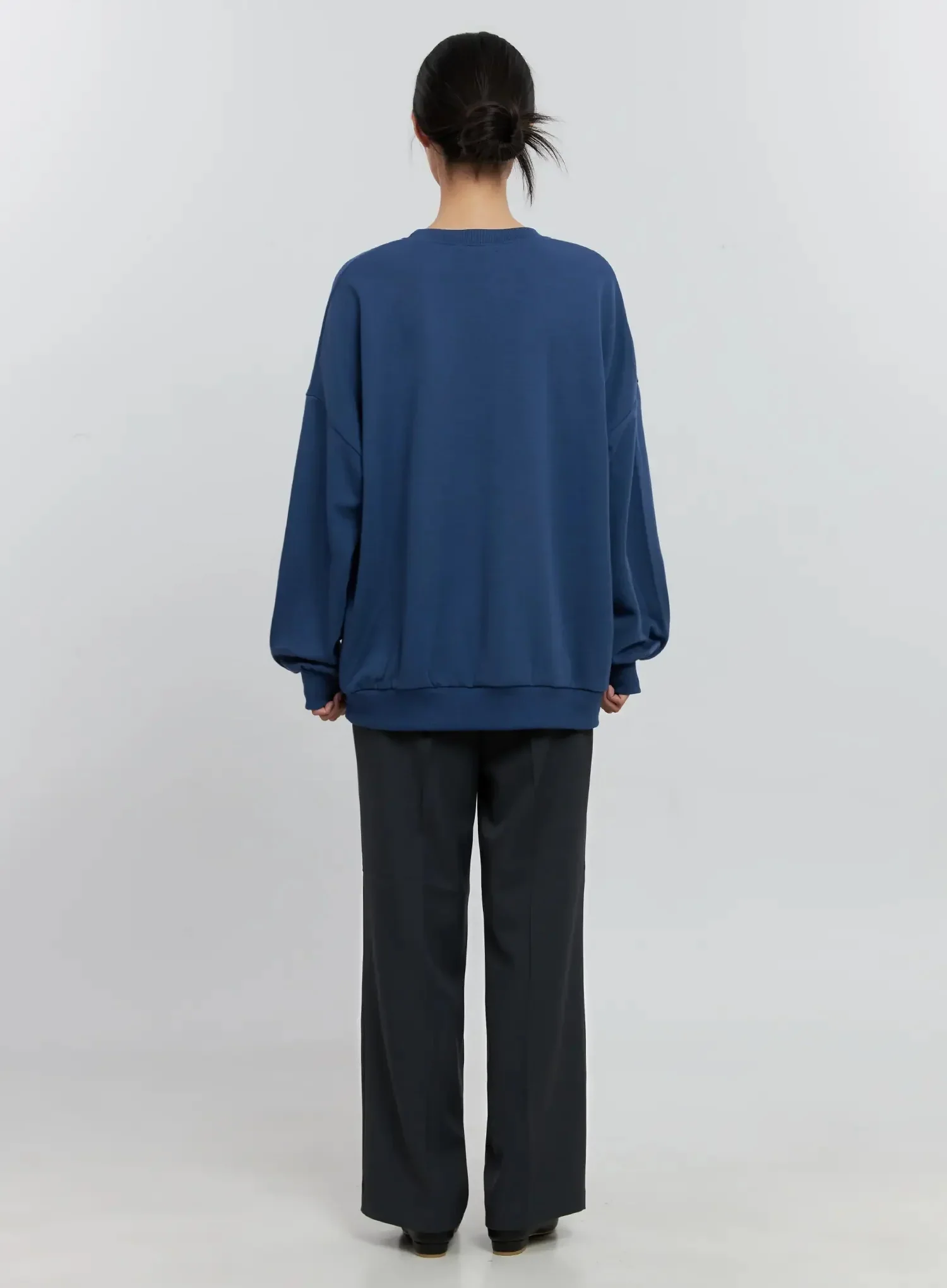 Classic Grey Crewneck Sweatshirt IS516 - Image 22