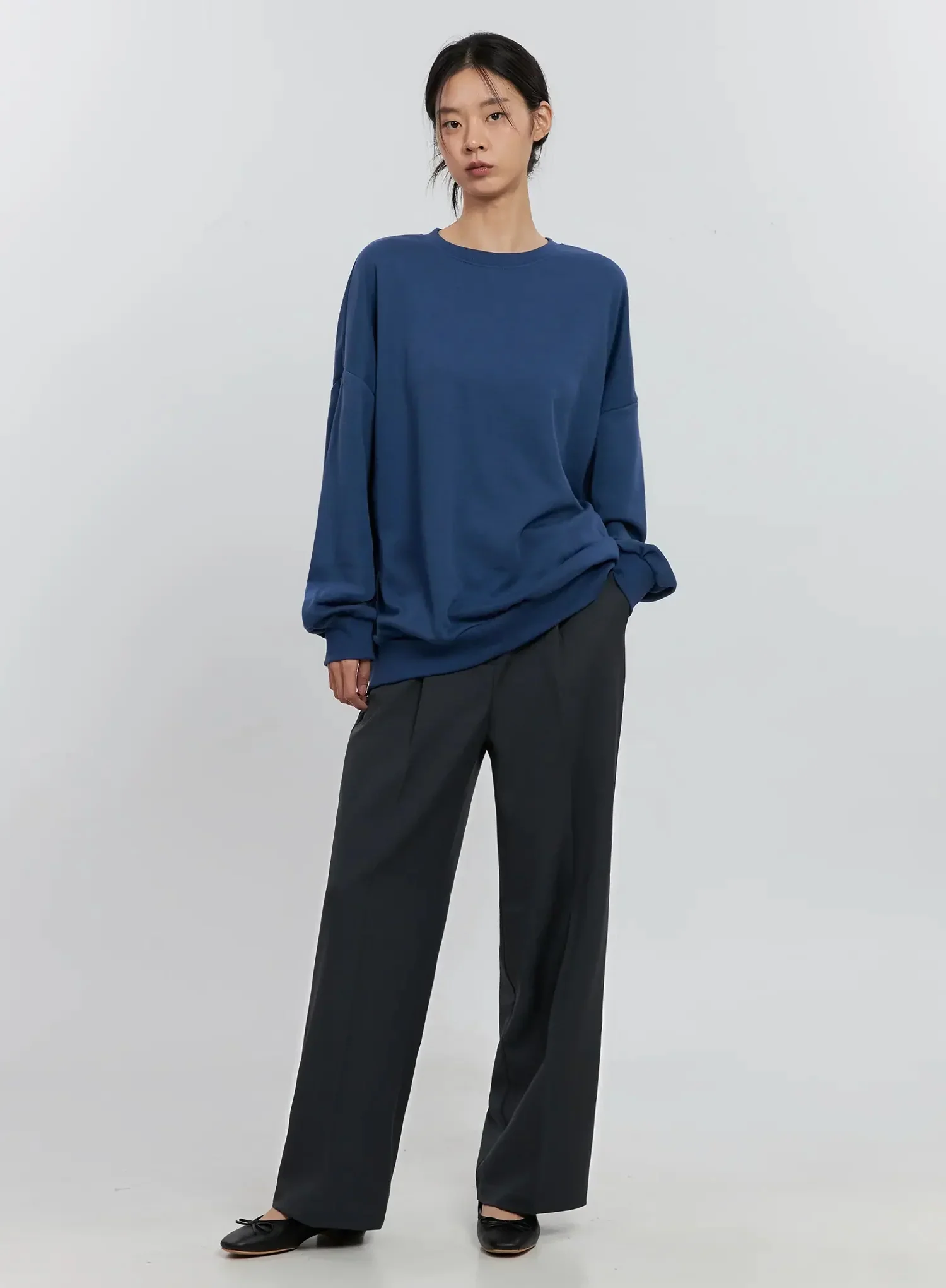 Classic Grey Crewneck Sweatshirt IS516 - Image 23