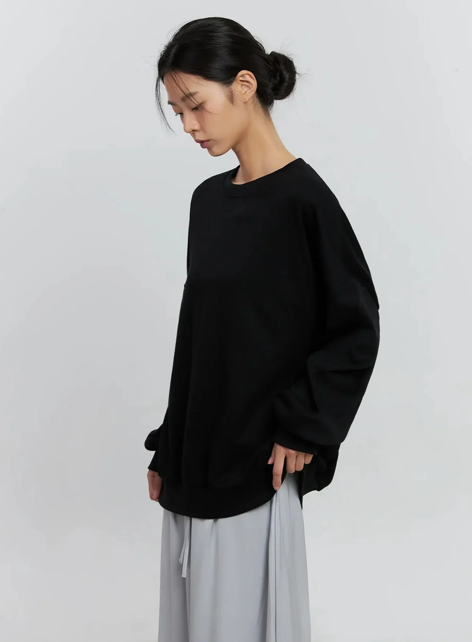 Classic Grey Crewneck Sweatshirt IS516 - Image 8