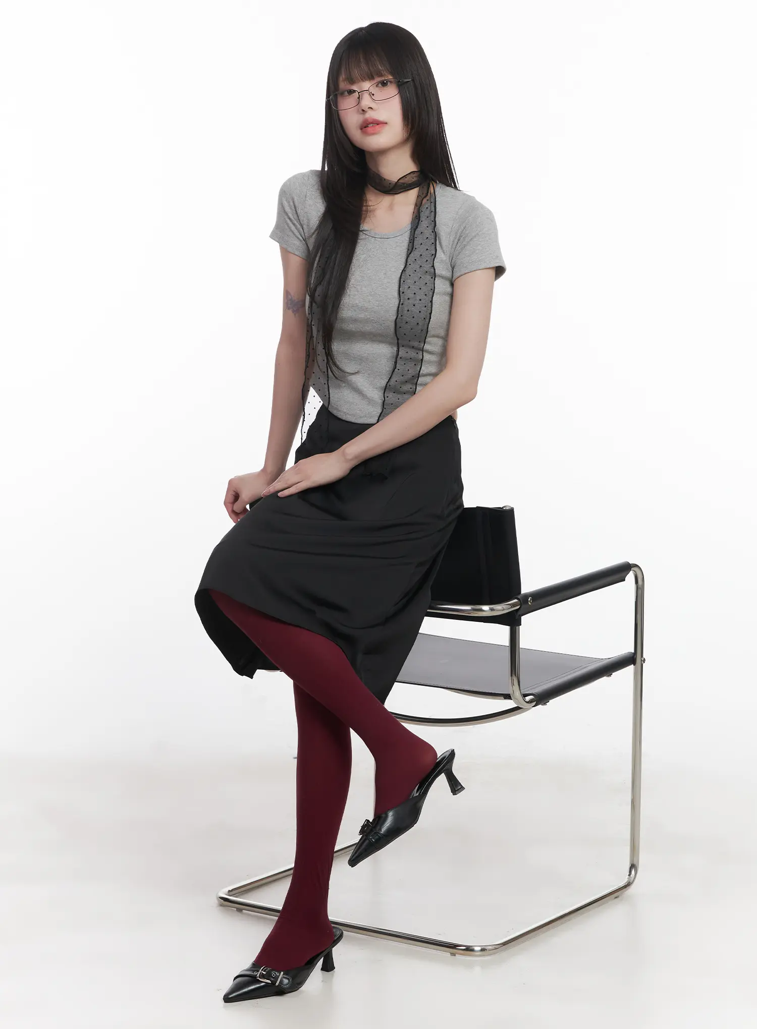 Classic Midi Skirt CU520 - Image 7