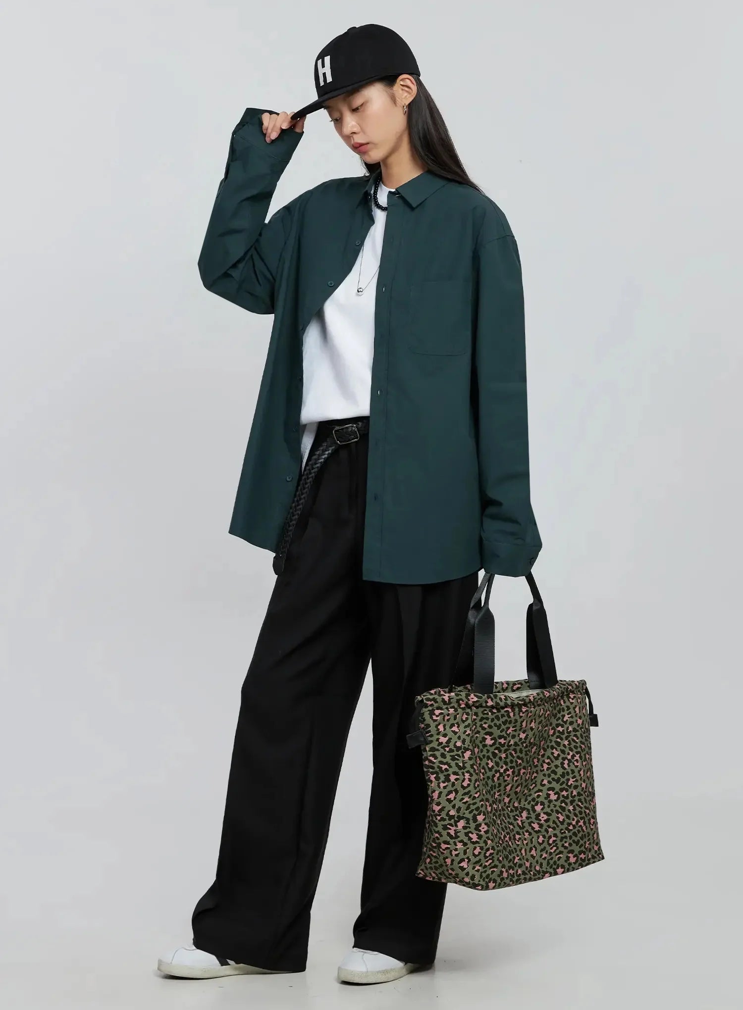 Classic Oversized Shirt IN507 - Image 12