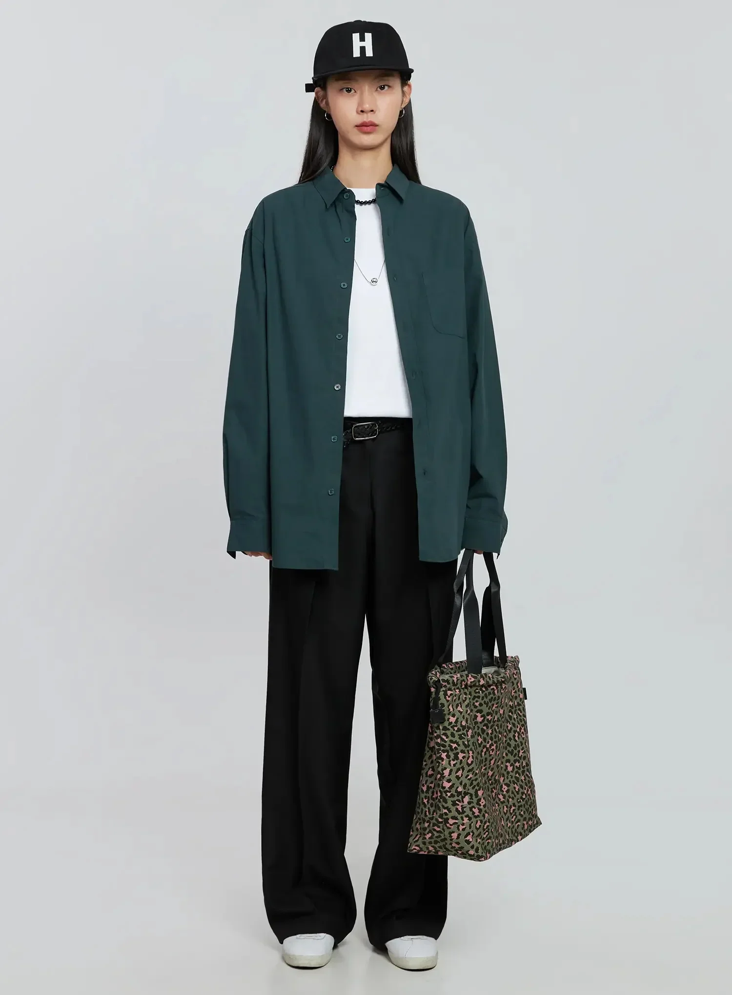 Classic Oversized Shirt IN507 - Image 2