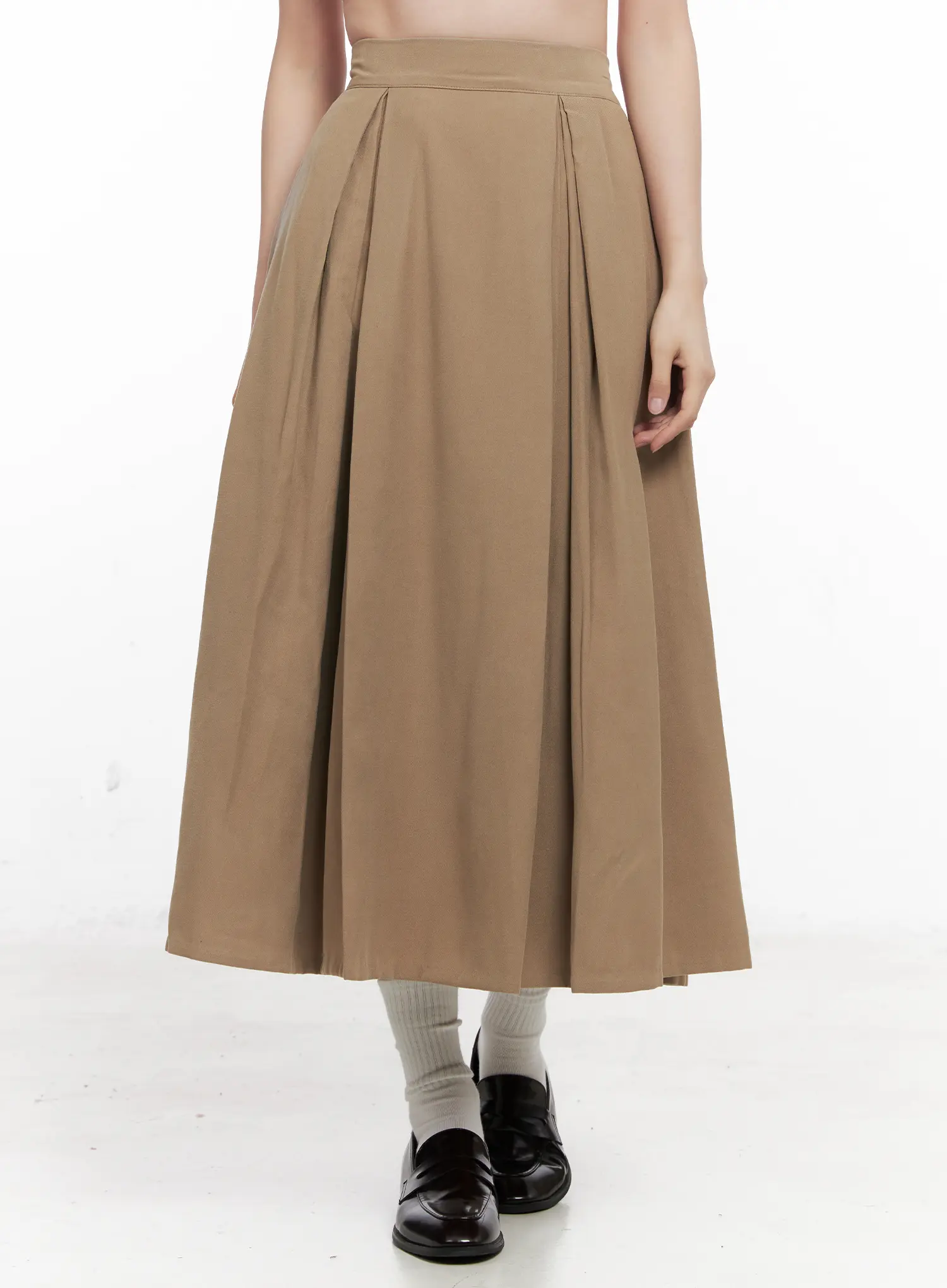 Classic Pintuck Maxi Skirt CO531