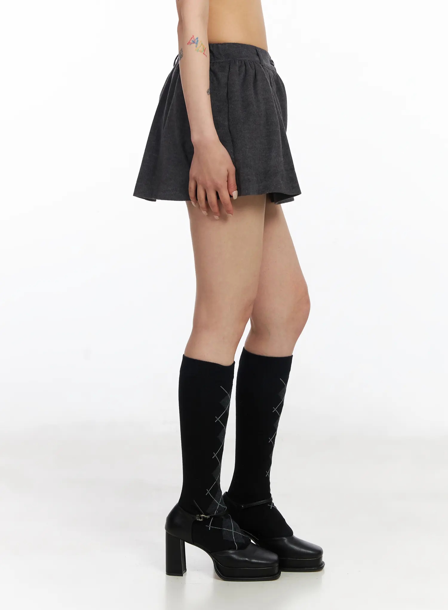 Classic Pintuck Mini Skort CJ522 - Image 4