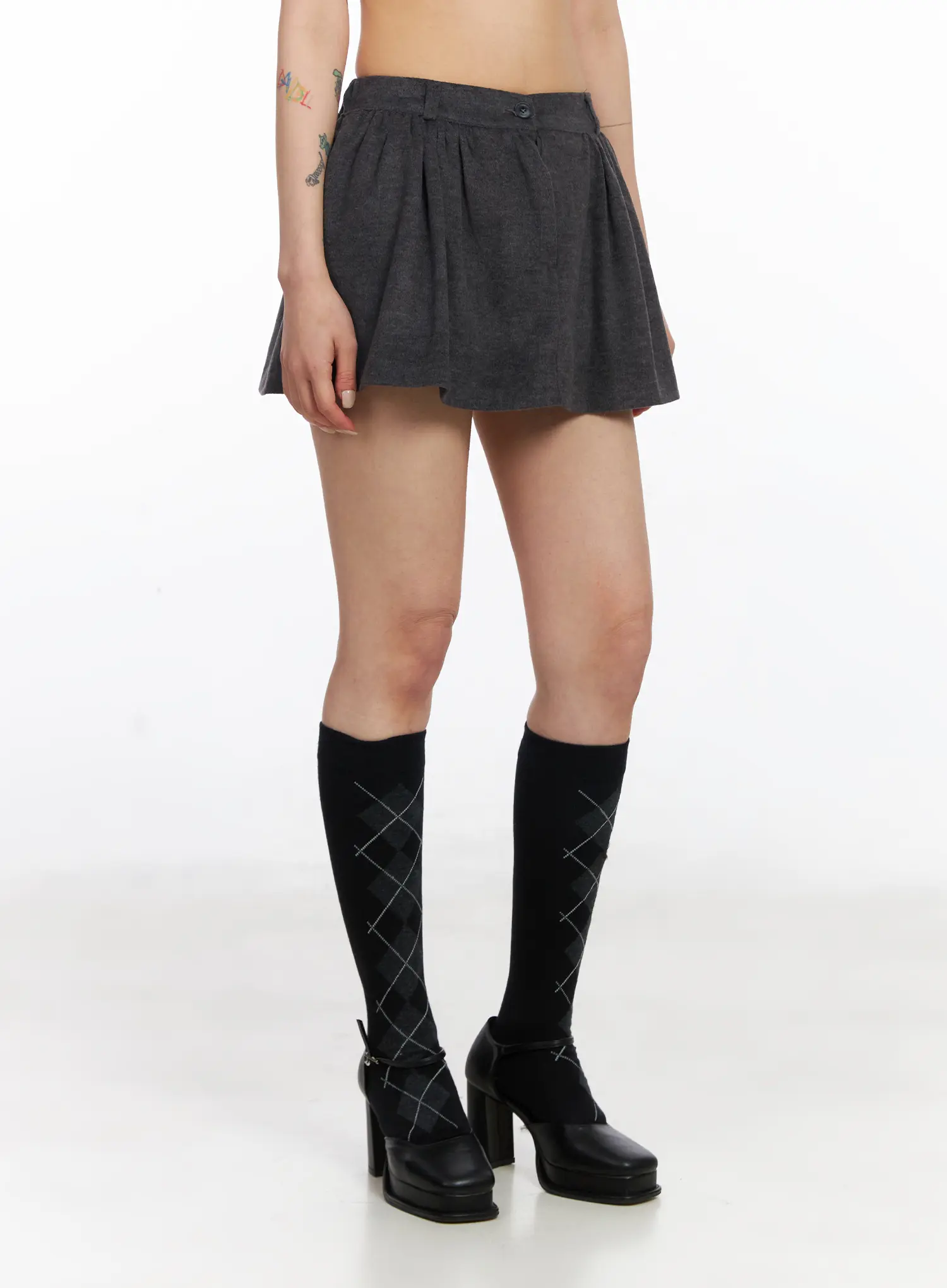 Classic Pintuck Mini Skort CJ522 - Image 9