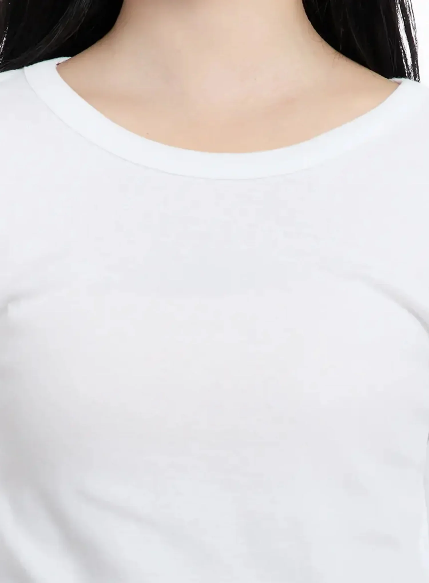 Classic Round Neck Long Sleeve Top IM519 - Image 4