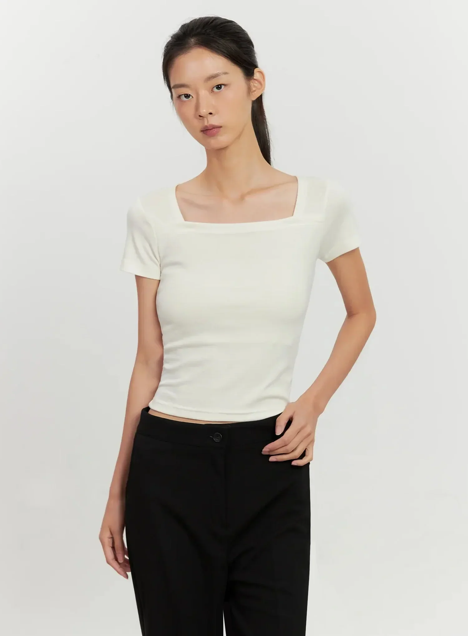 Classic Square-Neck Top IL528 - Image 10