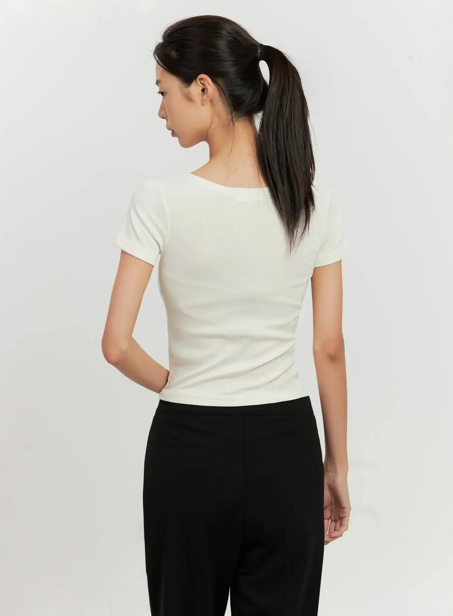 Classic Square-Neck Top IL528 - Image 13