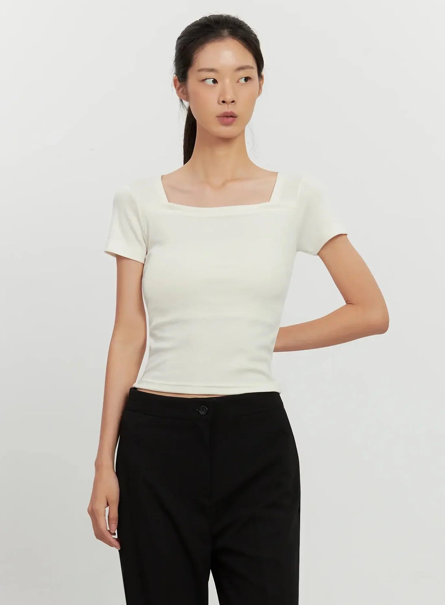 Classic Square-Neck Top IL528 - Image 19