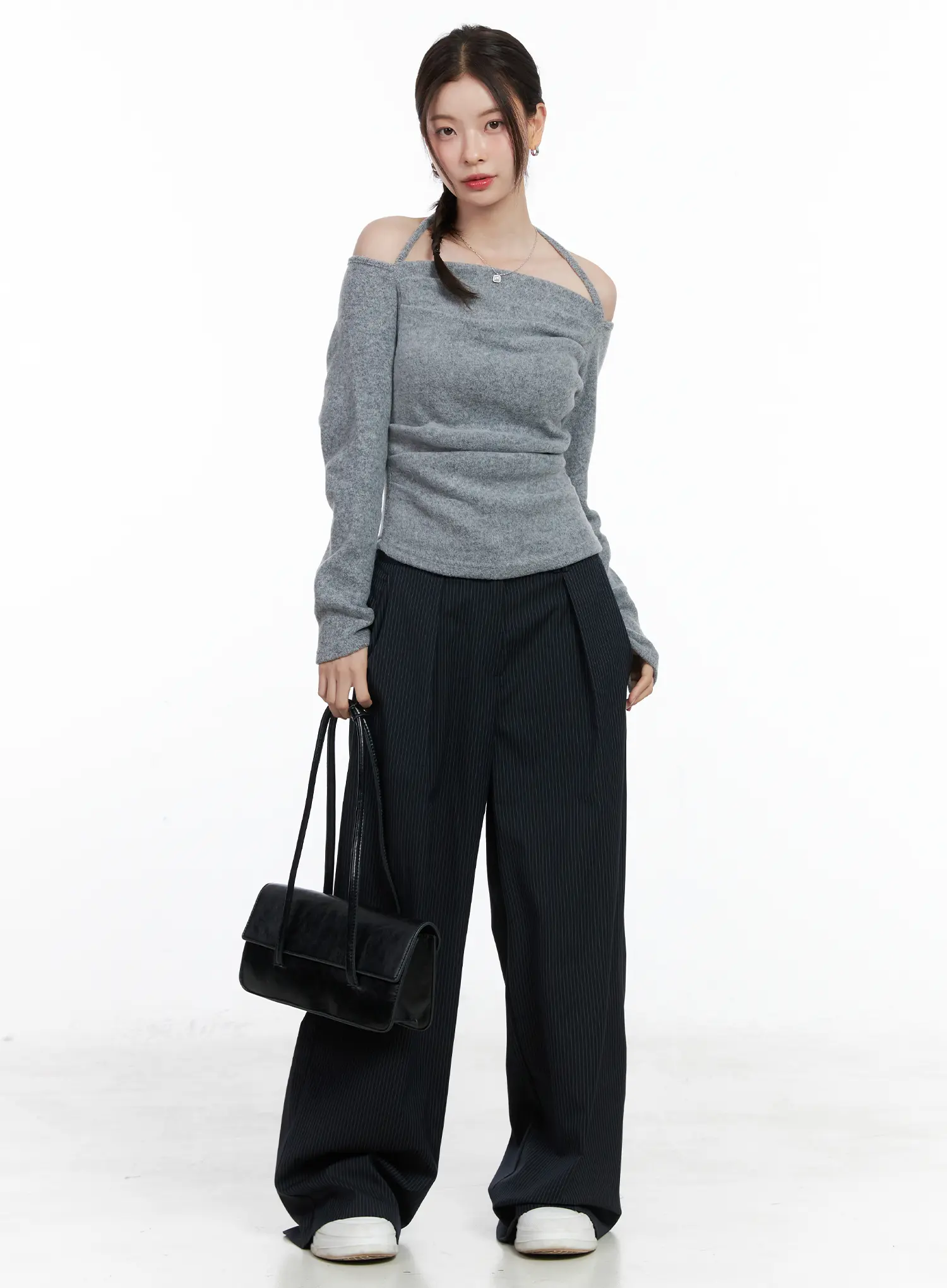 Classic Striped Wide Trousers CN518