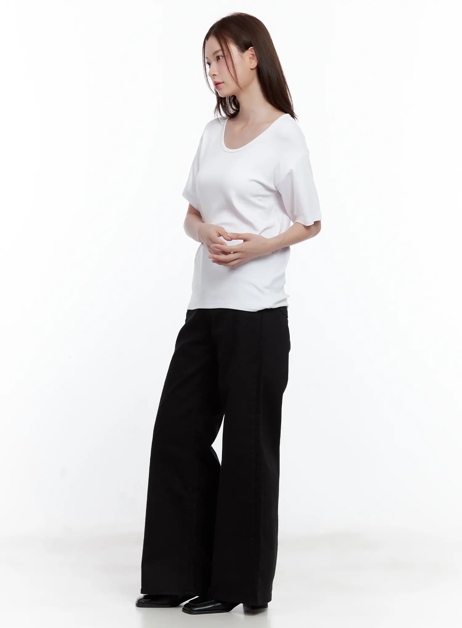 Classic Wide-Leg Trousers CL502 - Image 7