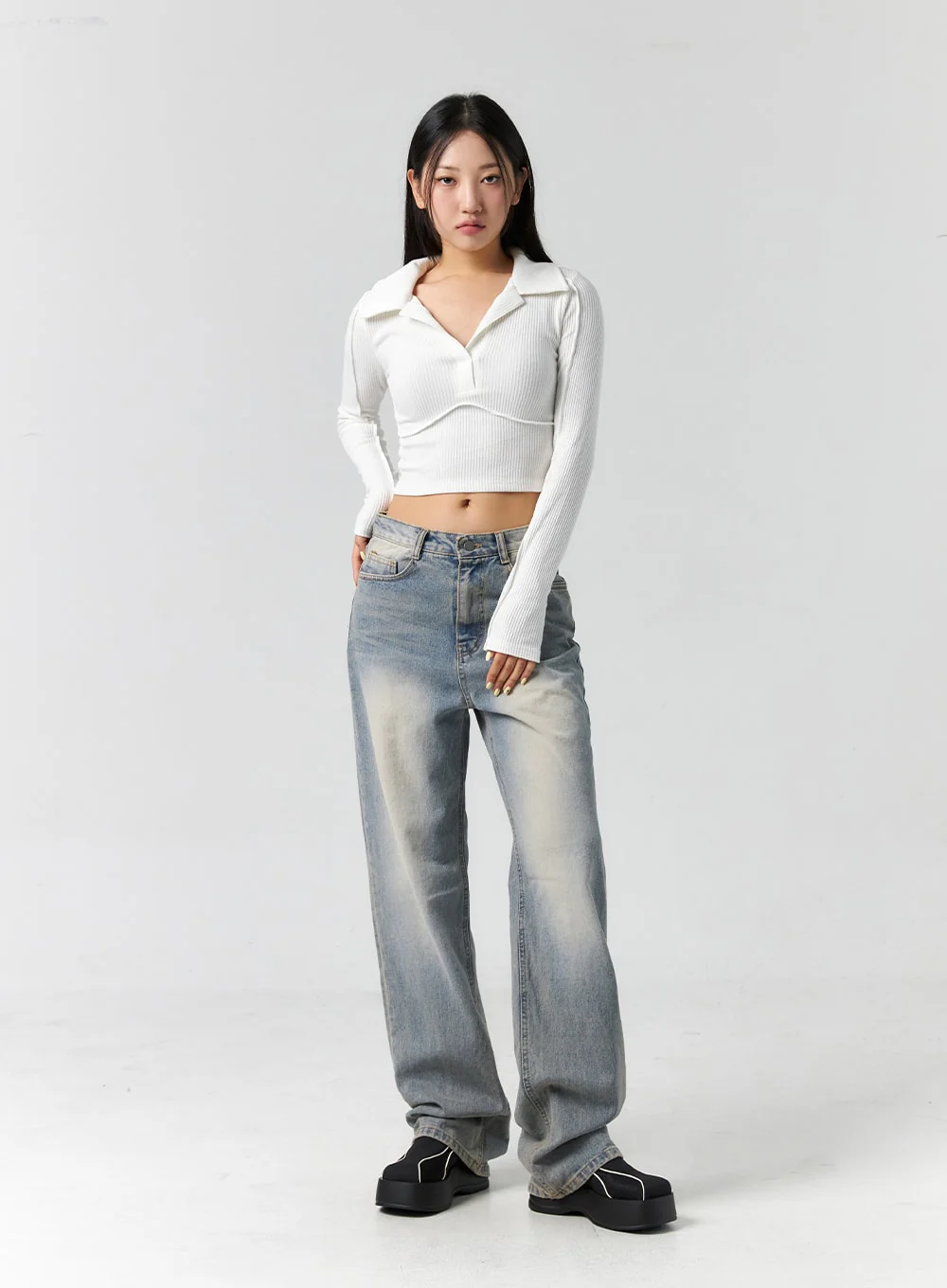 Collar Crop Top CS308 - Image 6