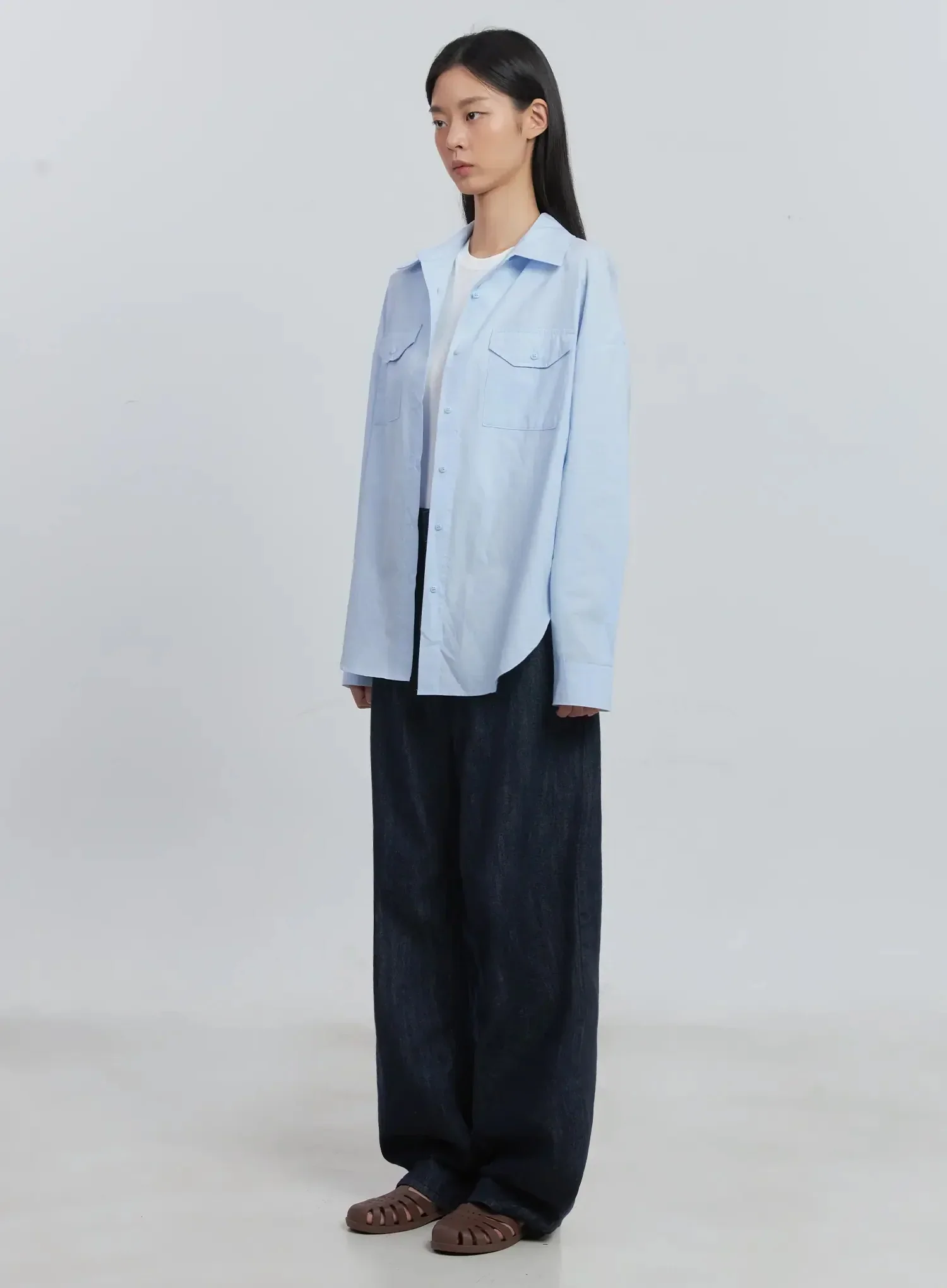 Collared Button-Up Shirt IU512 - Image 13