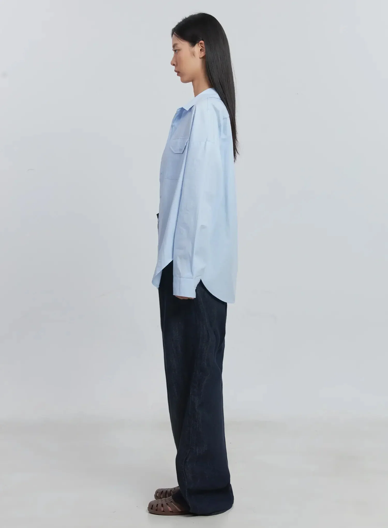 Collared Button-Up Shirt IU512 - Image 14