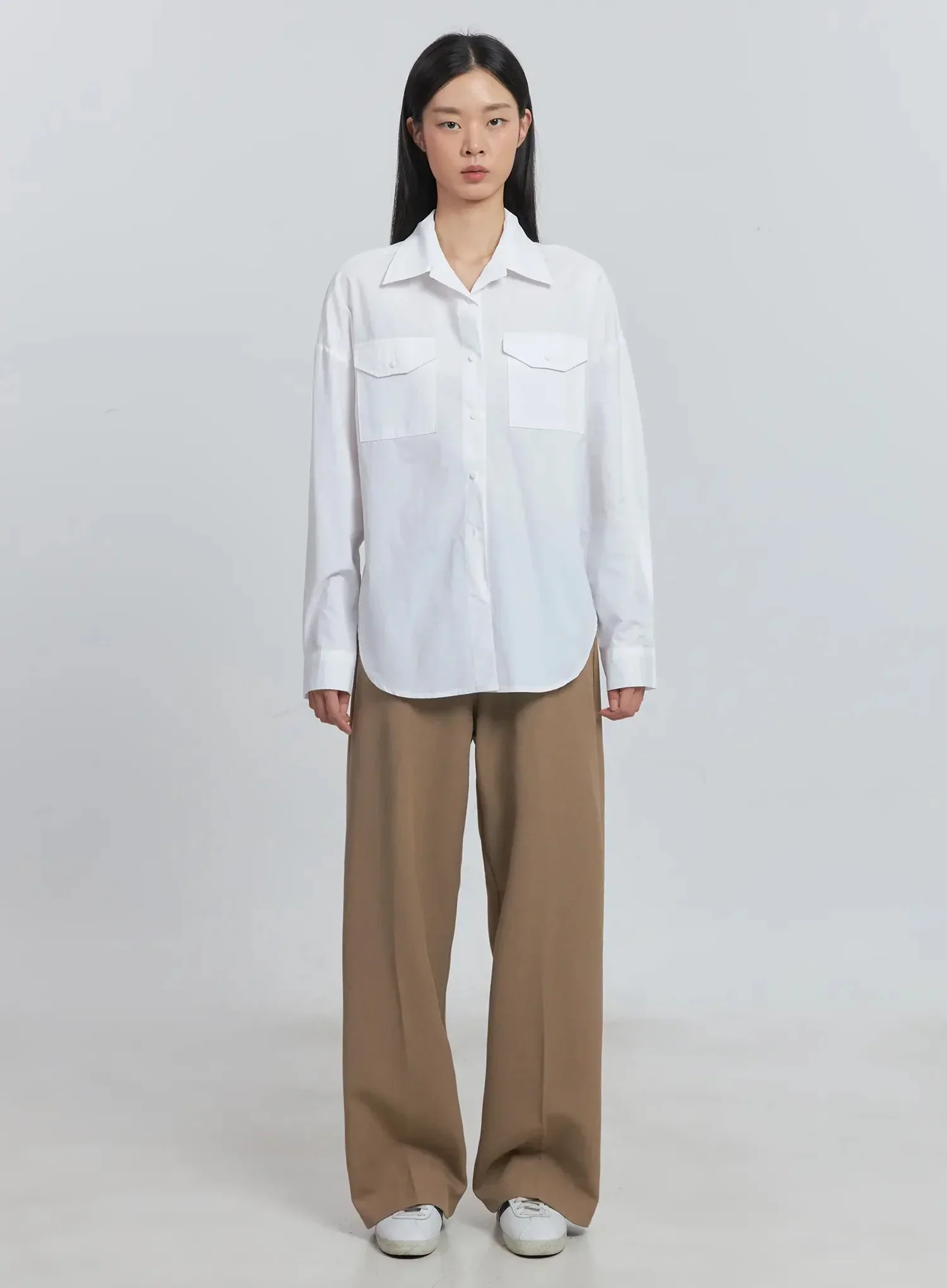 Collared Button-Up Shirt IU512 - Image 24