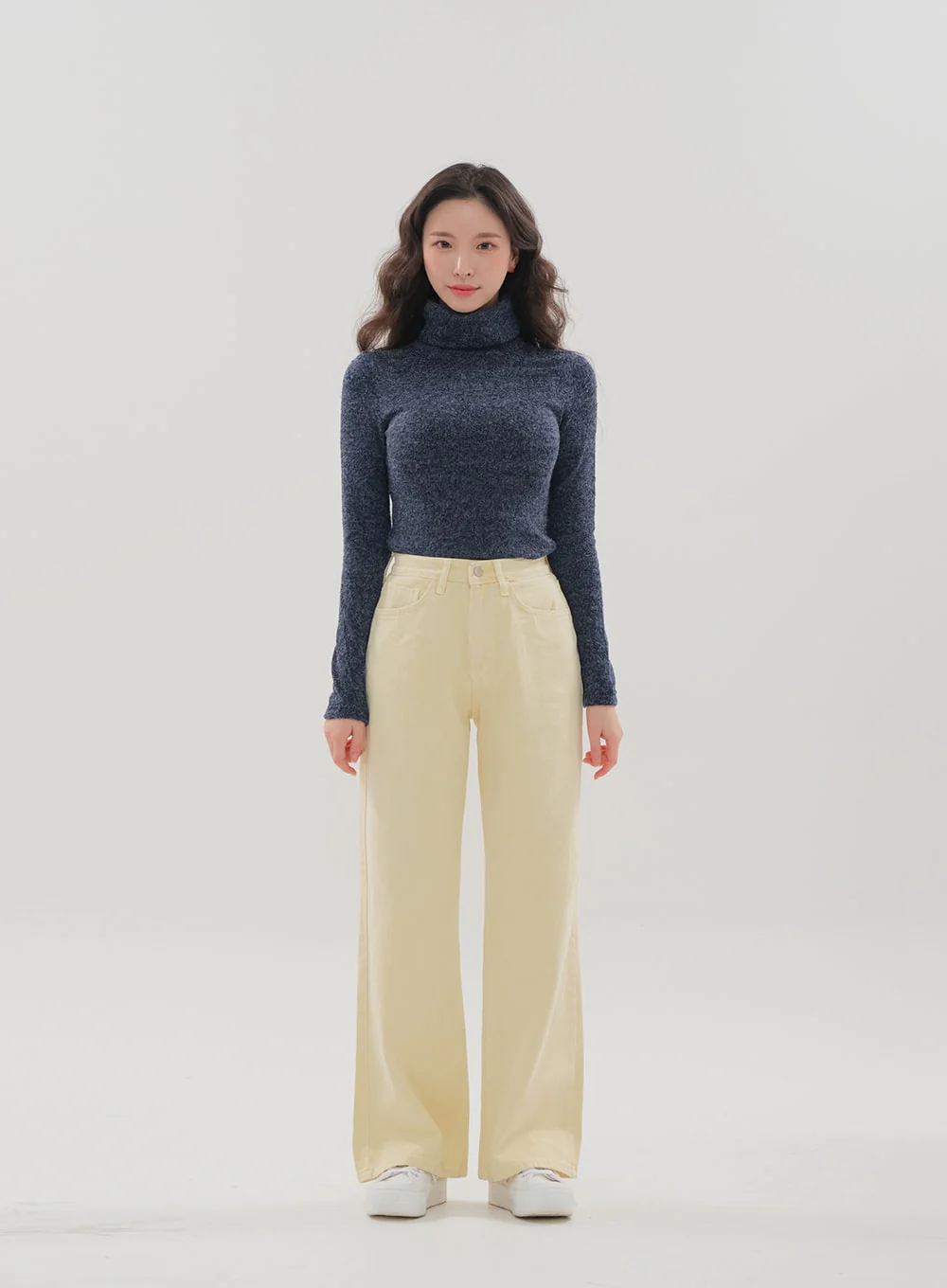Color Wide Leg Pants B1801 - Image 19