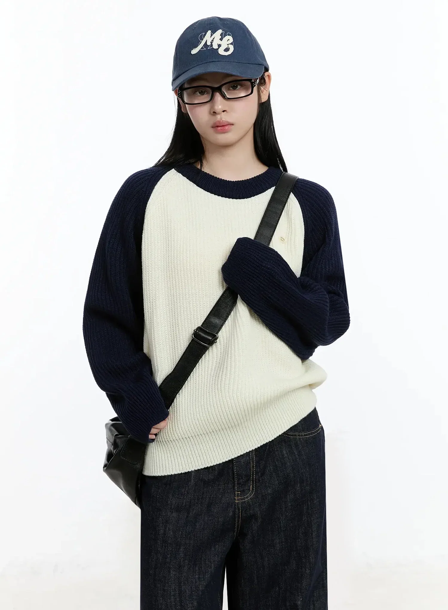 Colorblock Knit Sweater IM519